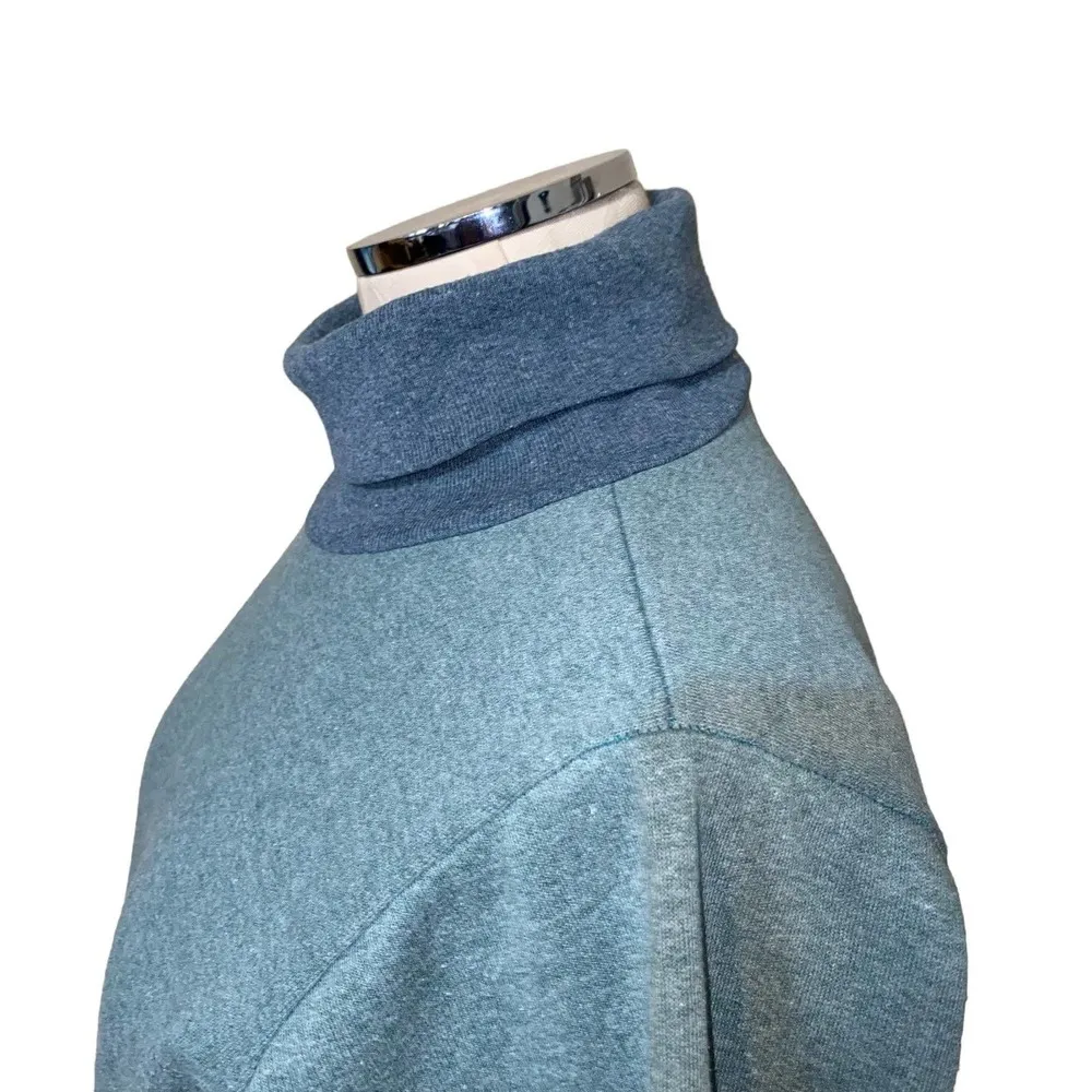 The Vermont Store Vintage Turtleneck Pullover Sweater size small green/blue - Image 96