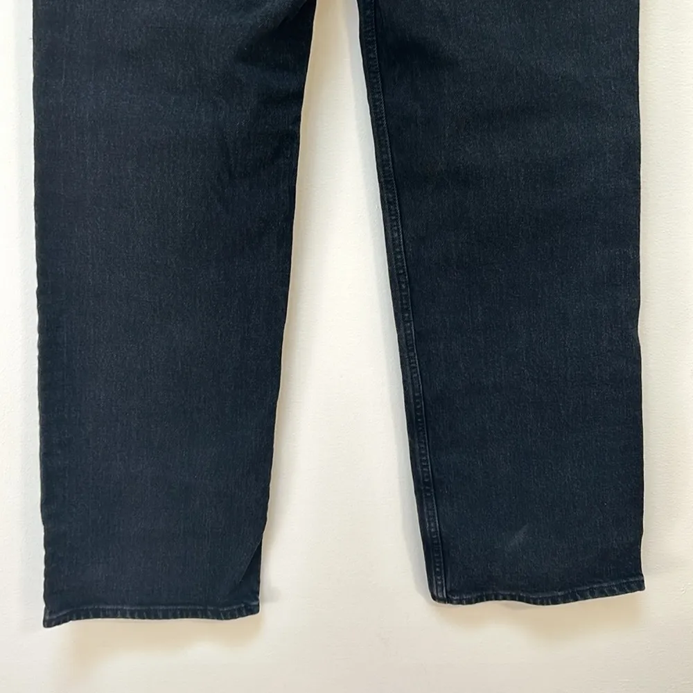 Abercrombie Curve Love 90s Relaxed Jean High rise Black Size 29/8 - Image 9