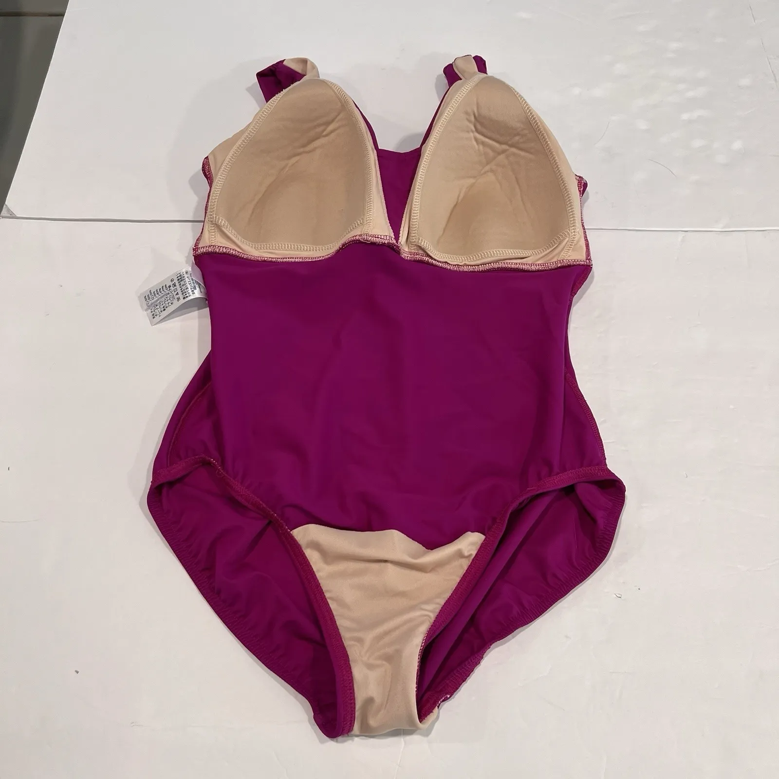 Lands End Pink Slender Grecian One Piece Swimsuit‎ Size 10 DDD - Image 7