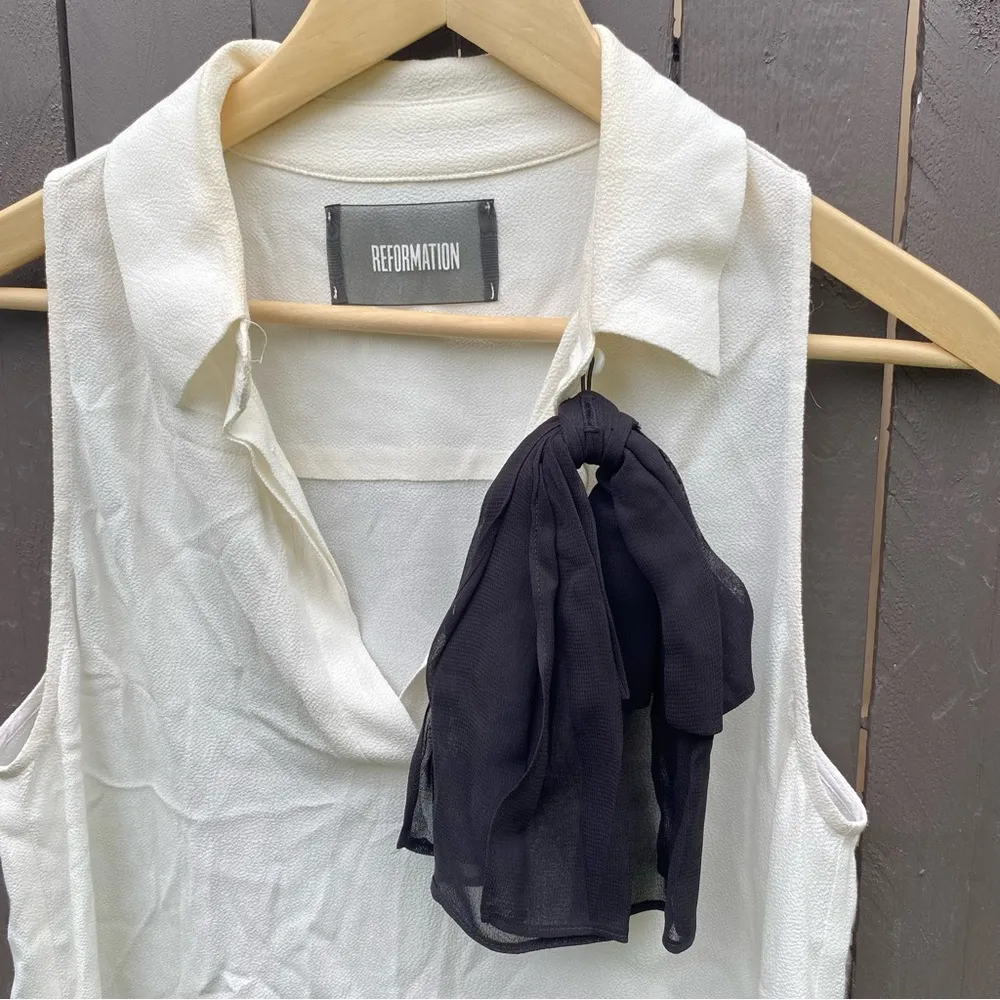 •Reformation sheer slip on tunic dress• Size 2 - Image 2