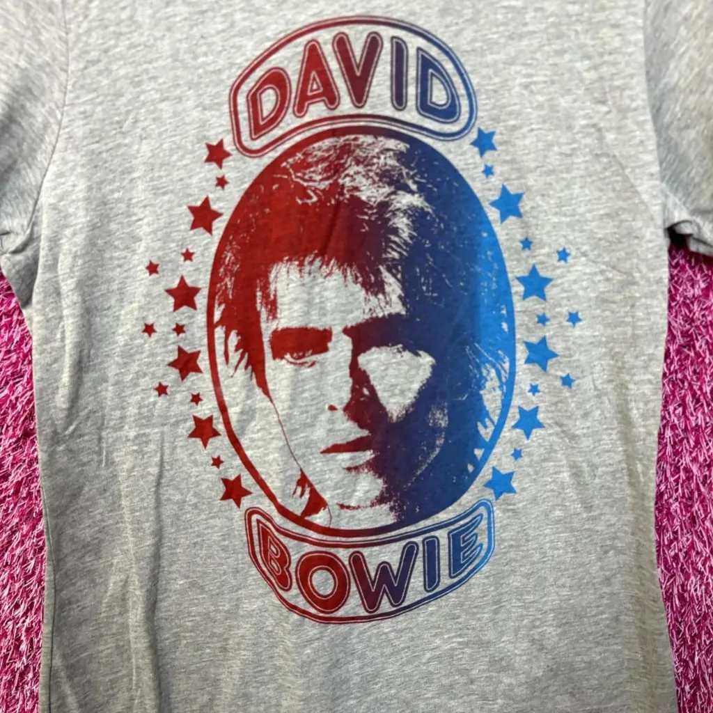 David Bowie Ziggy Stardust The Starman Rock Womens Top L - Image 2