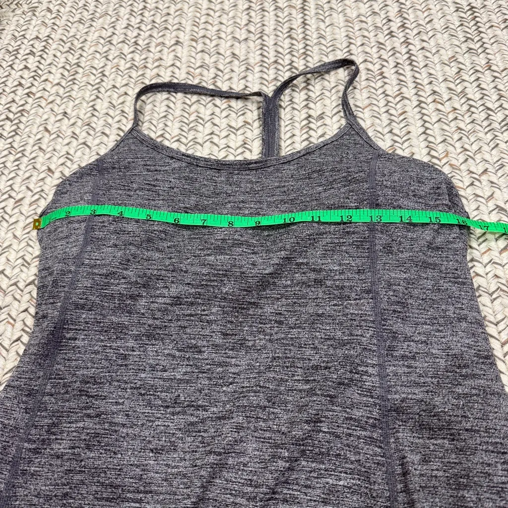 NWOT Calvin Klein Performance Grey Built-In Bra Skater Dress - Image 7