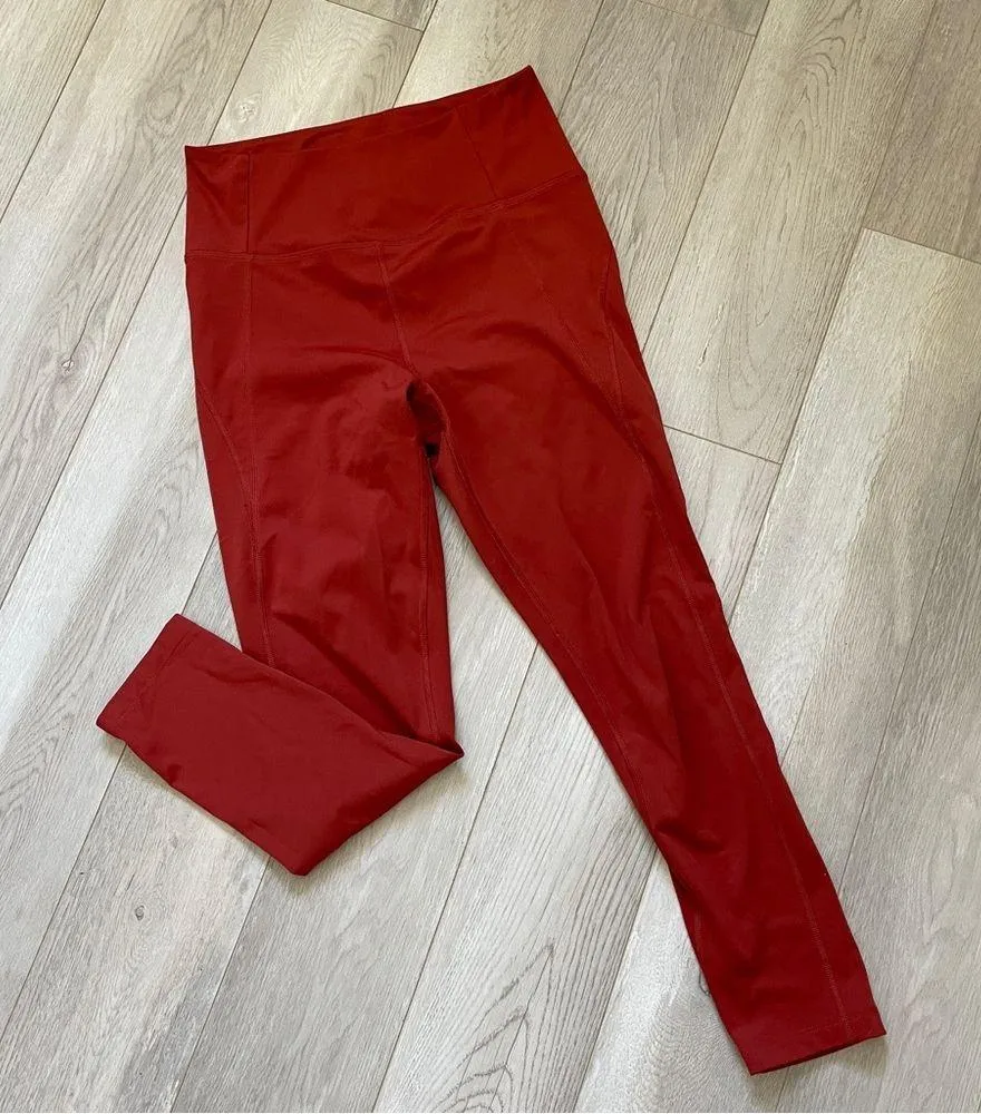 Girlfriend Collective Compressive High Waisted Workout Leggings Sedona (Medium) - Image 2