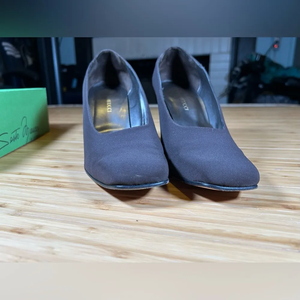 Sesto Meucci Brown Heels Size 10 Used - Image 9