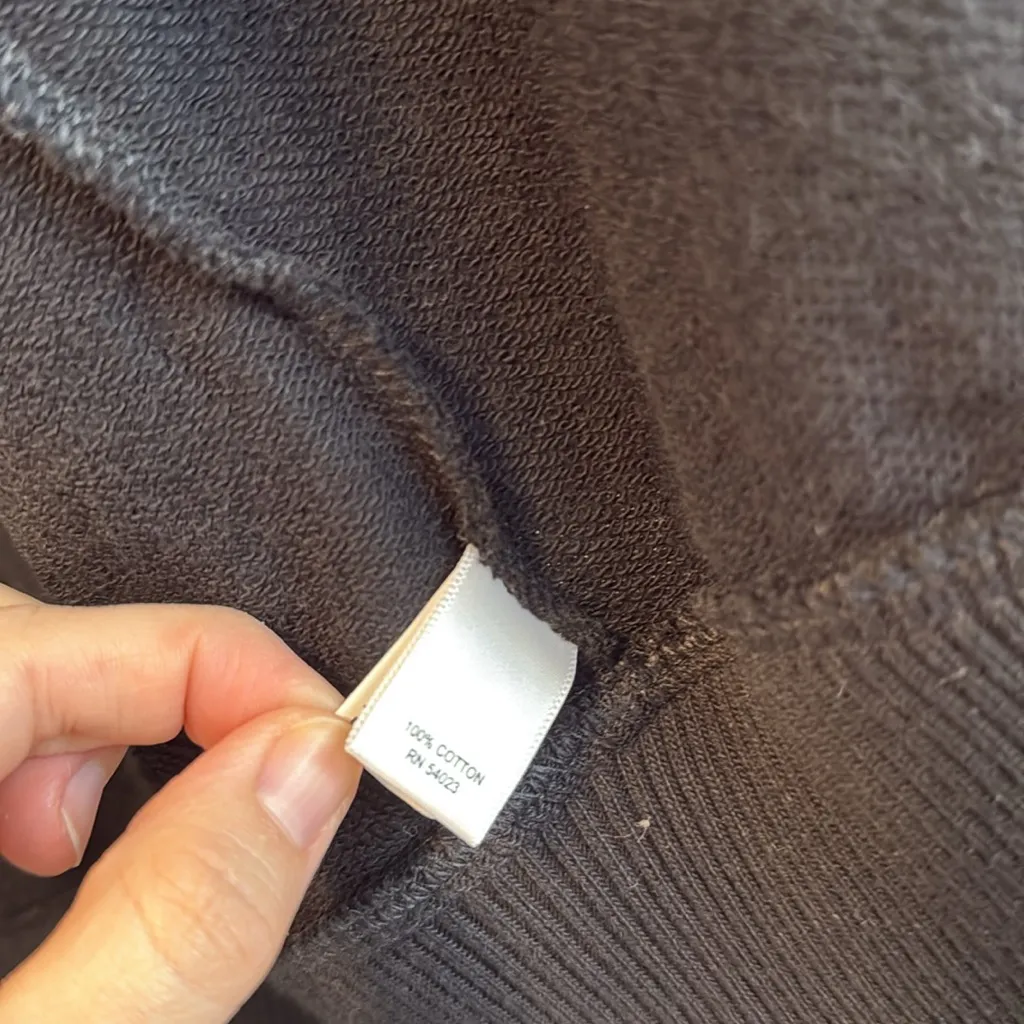 NWT Banana Republic Cotton Black Full Zip Button Military Sweater Jacket, L - Image 8