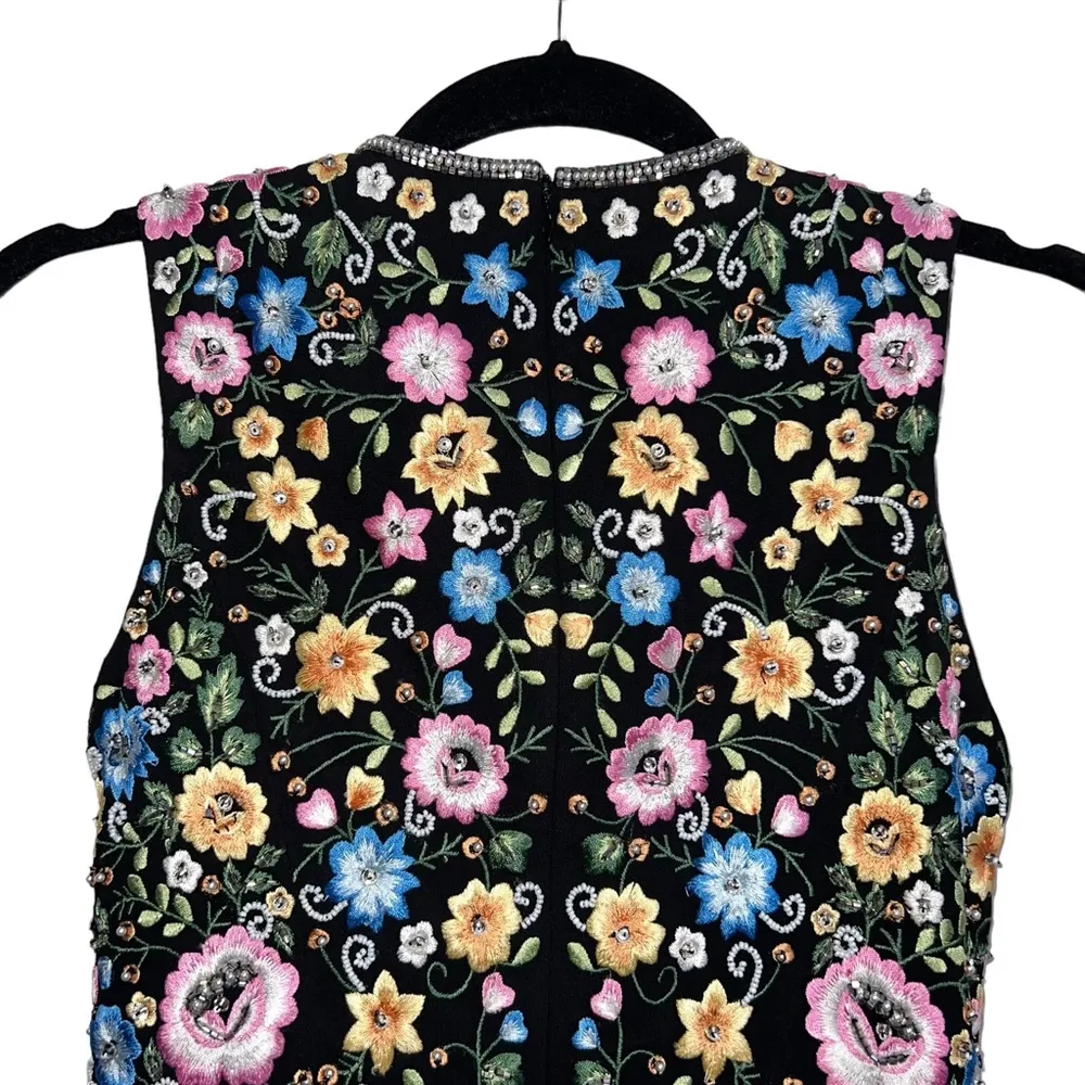 NEW NWOT  Lace Foliage Floral Embroidered Dress - Image 9