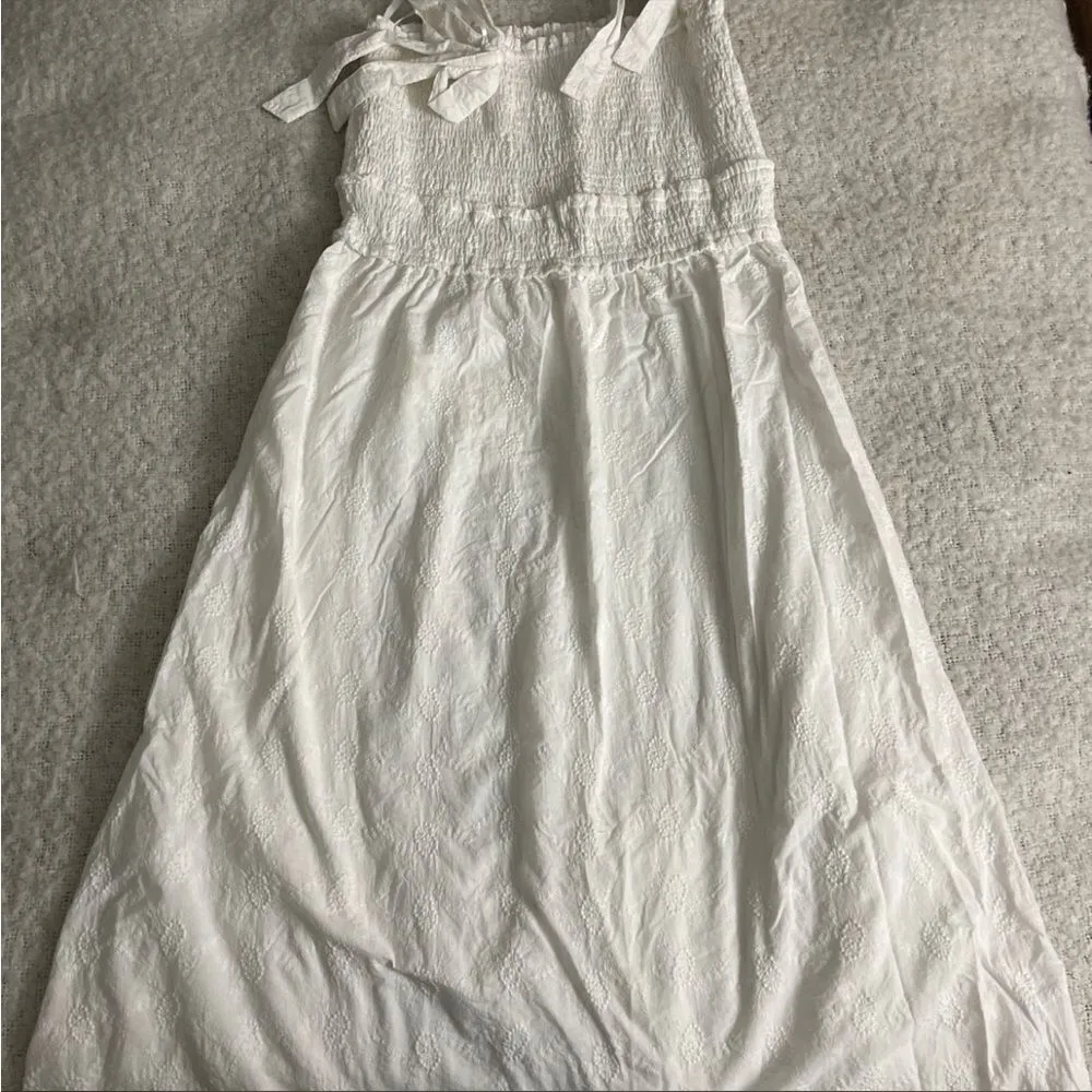 Lost + wanderer white midi dress M - Image 2