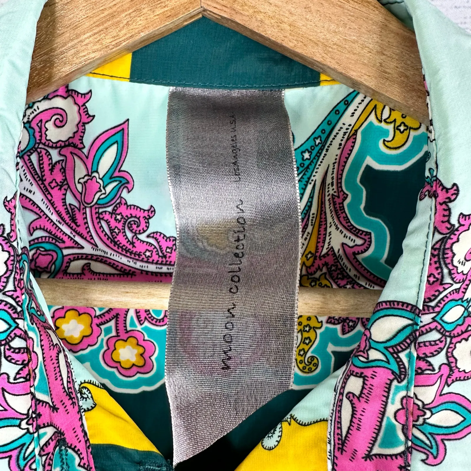 Moon Collection Womens size Large Paisley Print Sleeveless Dress - Image 9