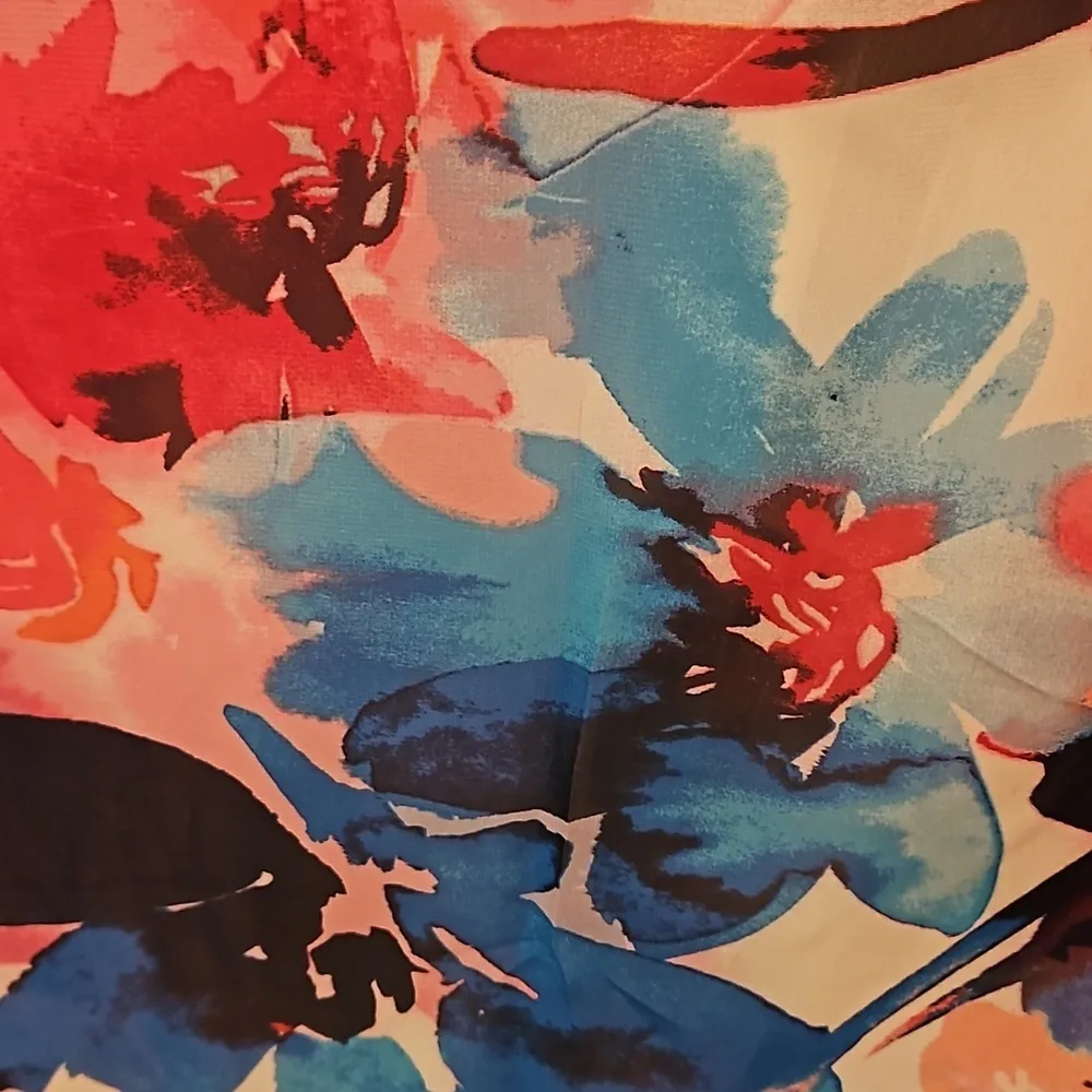 💕ELIZA J💕 Halter Neck Maxi Dress ~ Bold Watercolor Abstract Floral Print 8 NWT - Image 13