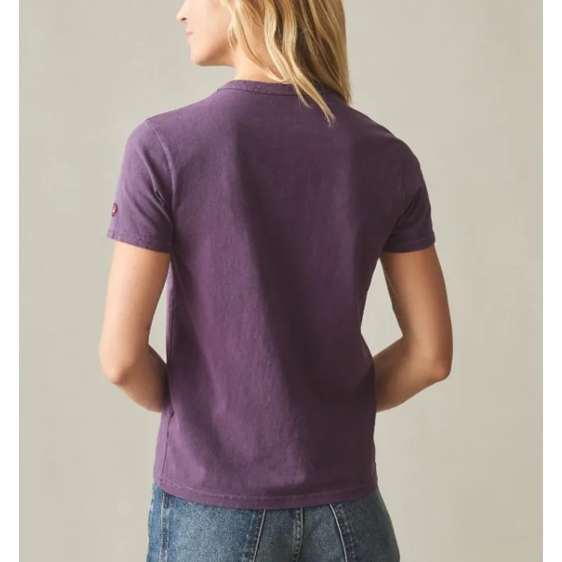 American Giant Women's Vintage Cotton Crew Tee Purple Size XS - Image 2