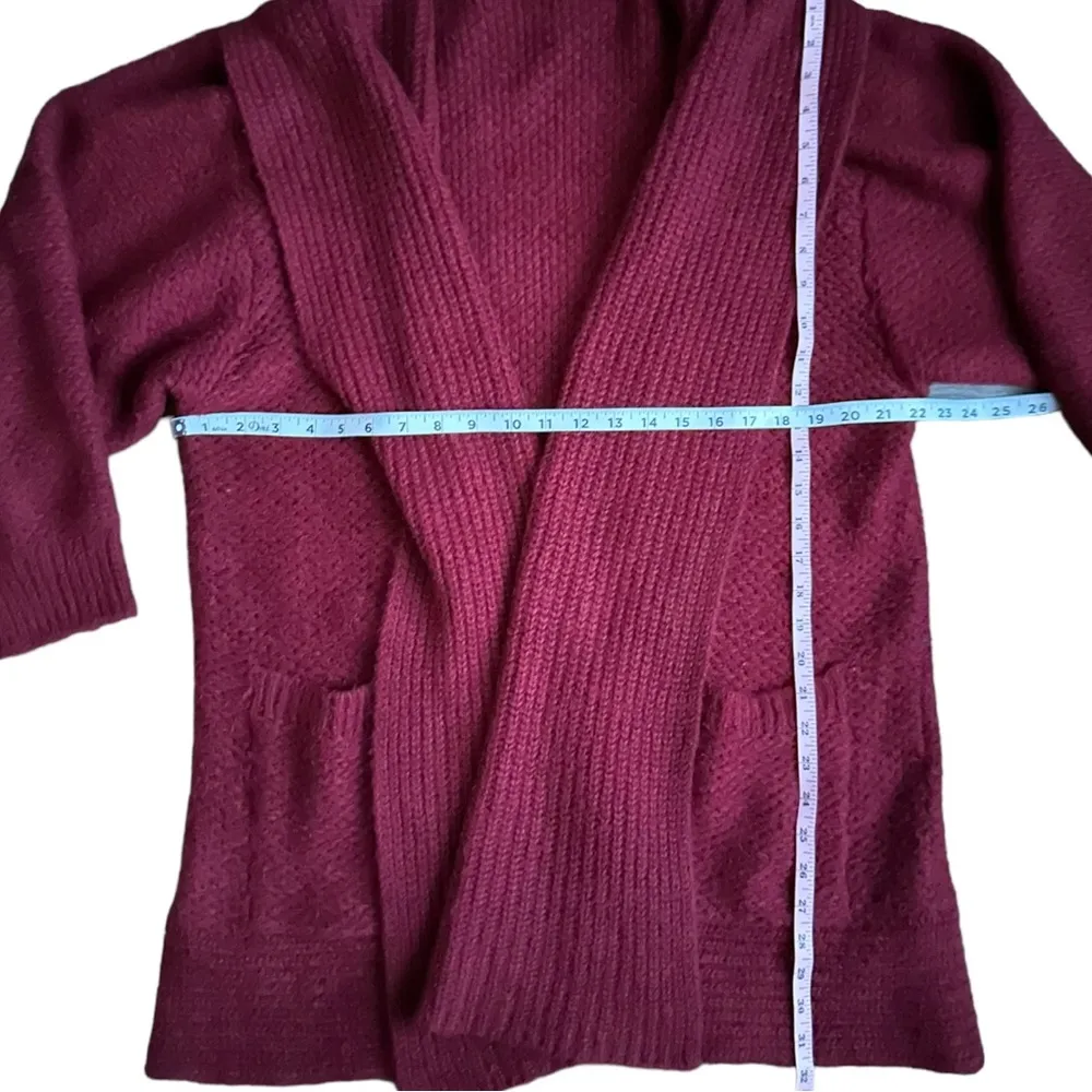 Anthropologie Pilcro and the Letterpress Size 1X Red Cardigan Sweater Oversized - Image 4