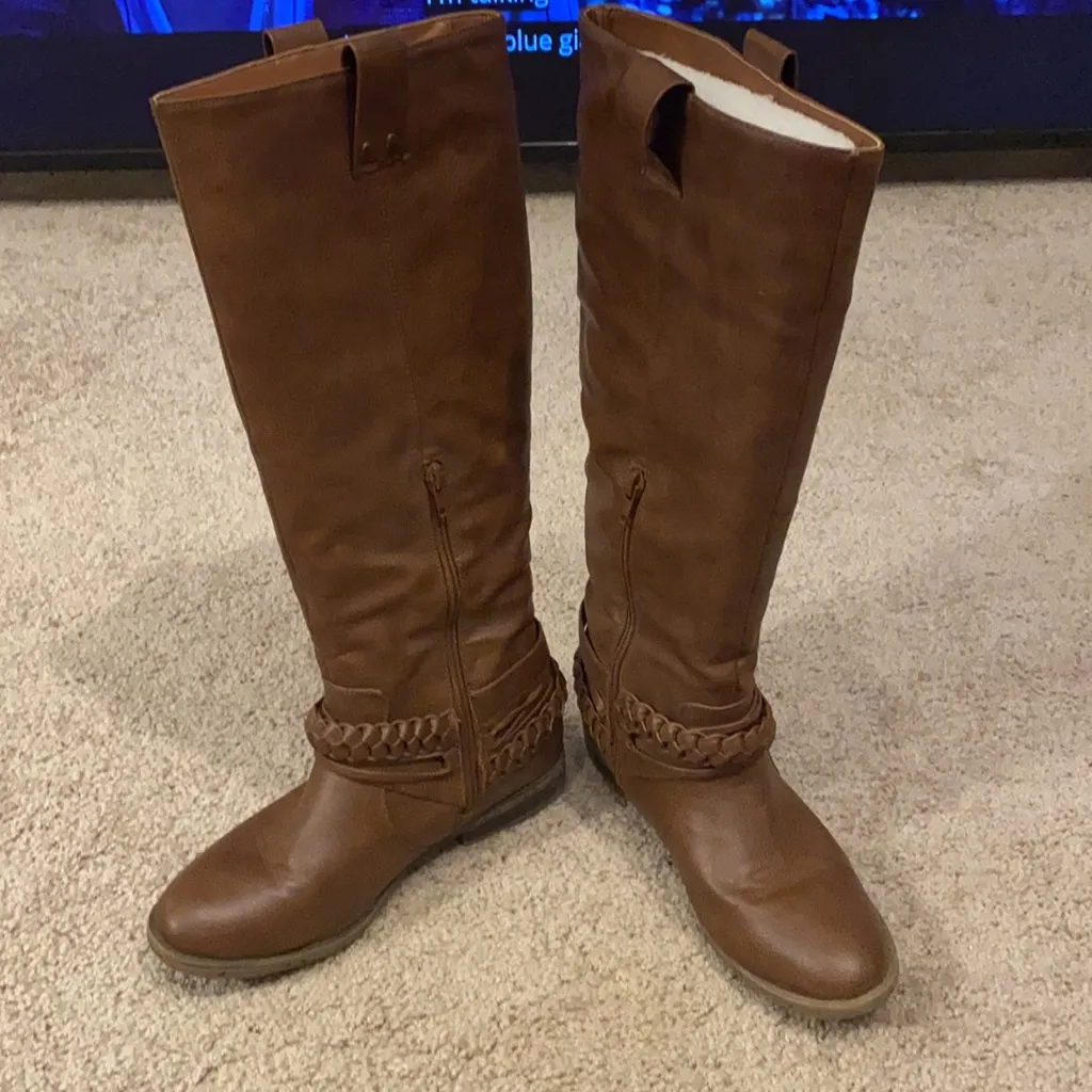 Rampage Brown  Riding Boots - Image 2
