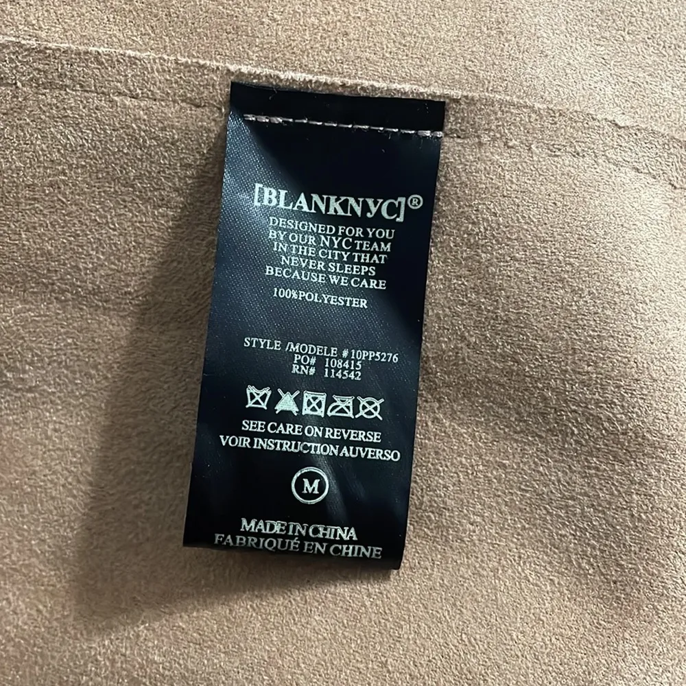 Blank NYC Snake Charmer Vegan Suede Jacket - Image 7