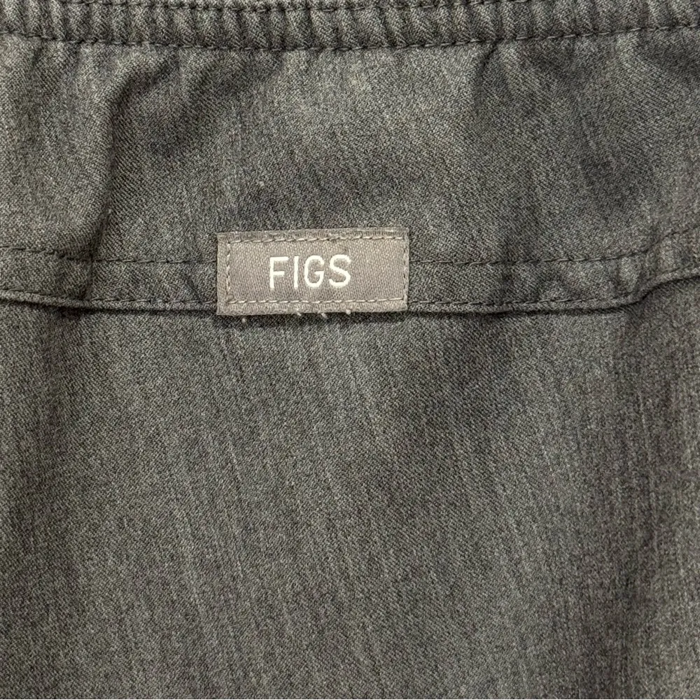Figs Kade Cargo Scrub Pants Straight Leg 4 Pocket Graphite Gray Large Petite - Image 8