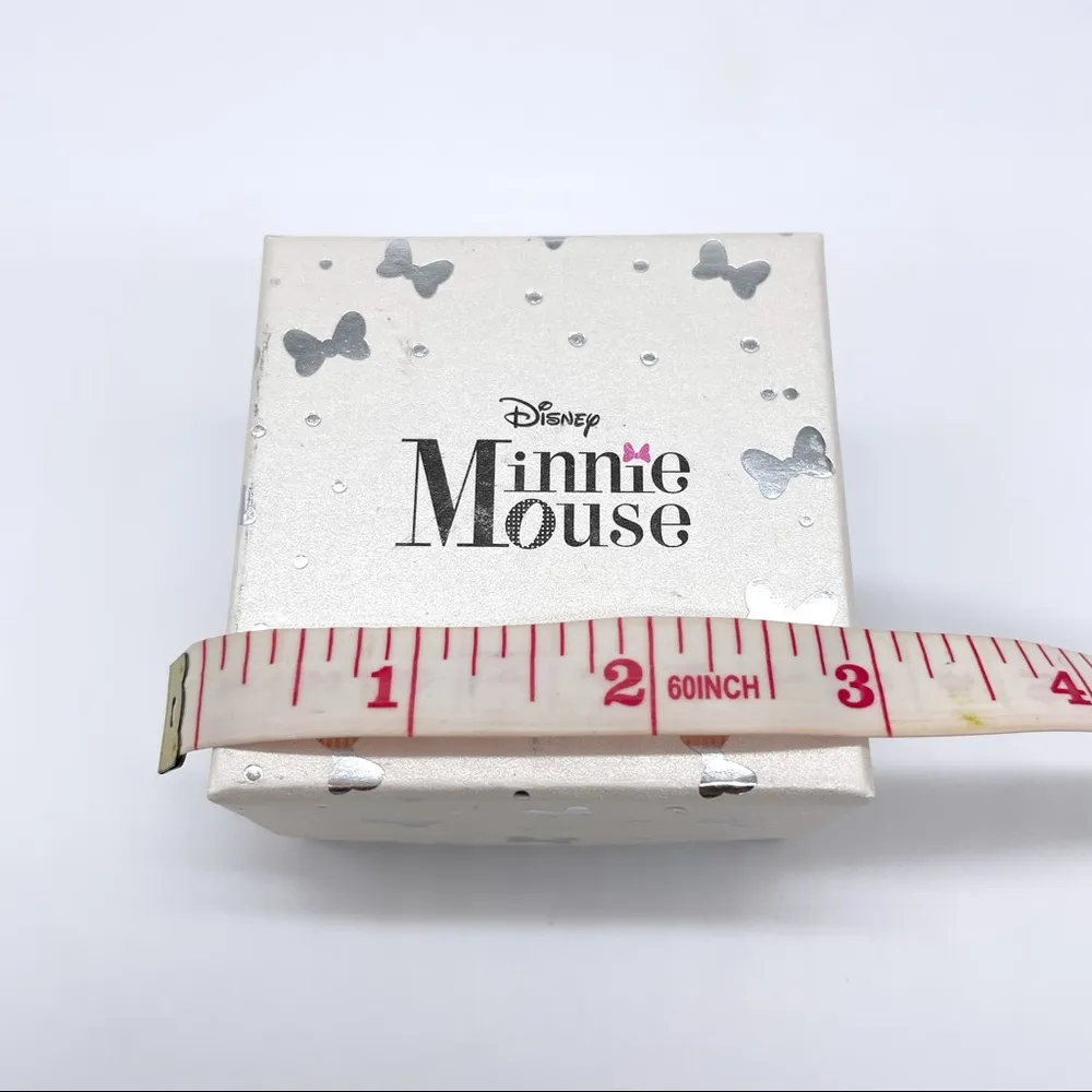 Disney Minnie Mouse Pink Glitter Dangle Earrings - Image 11