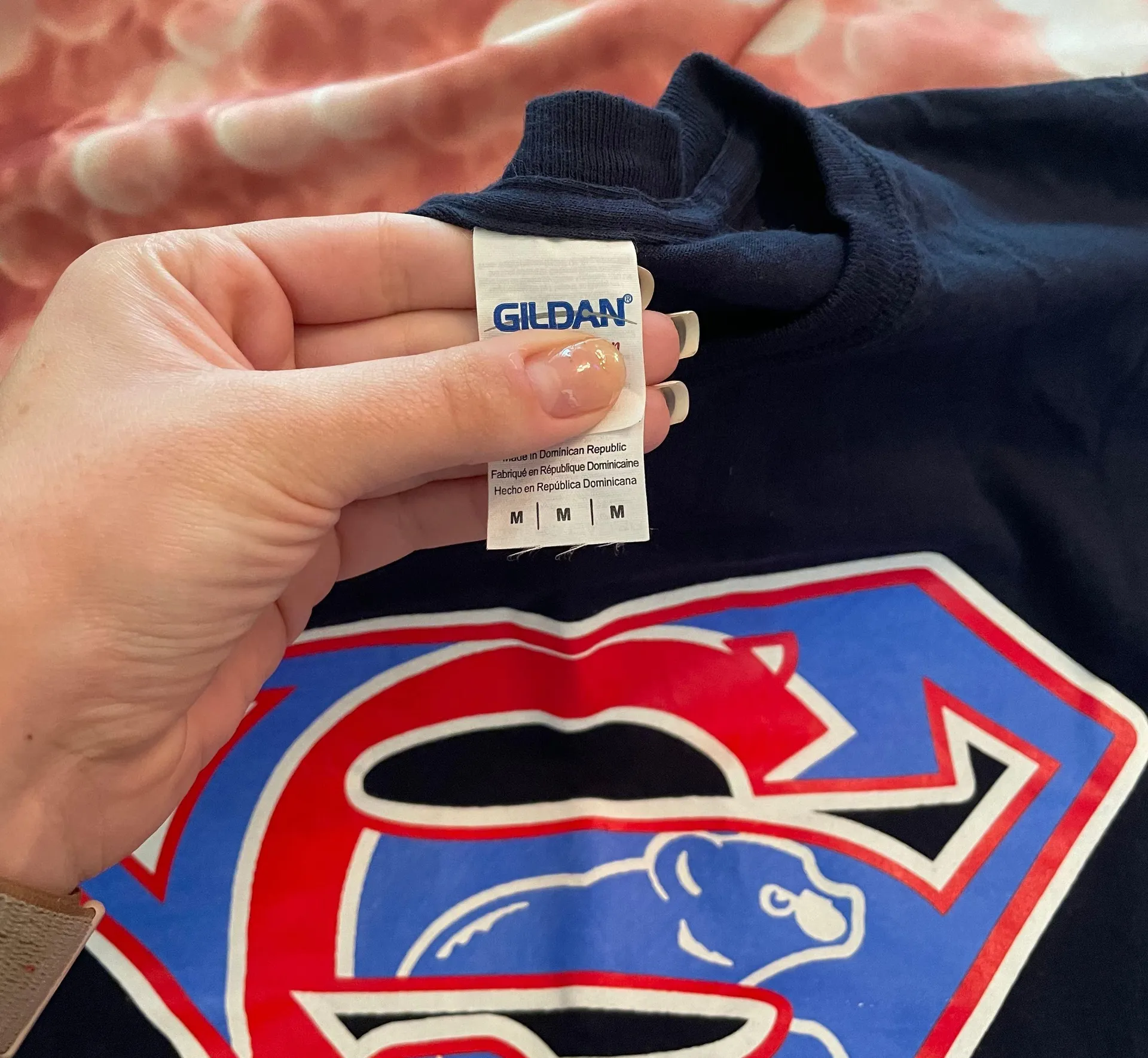 Superman Chicago Cubs Shirt - Image 3