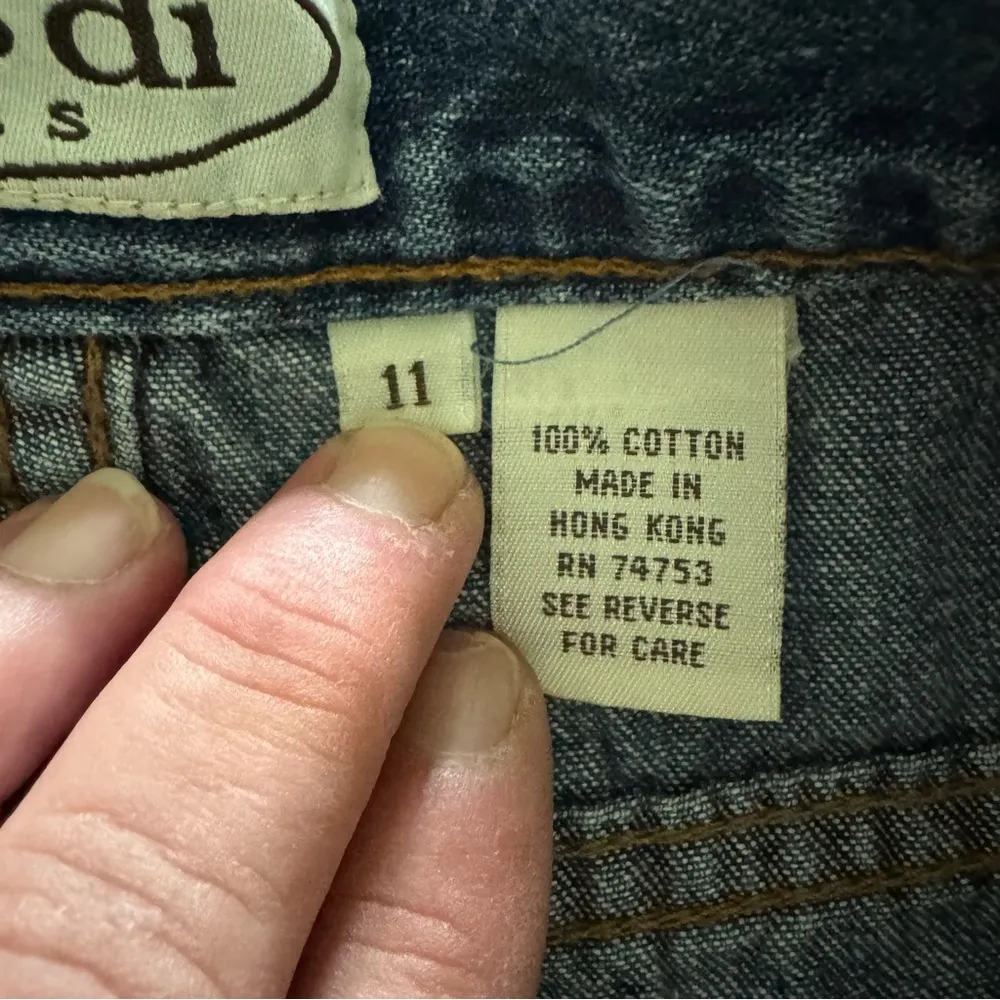 Zana Di Denim Shorts Juniors Size 11 Buttonfly - Image 7