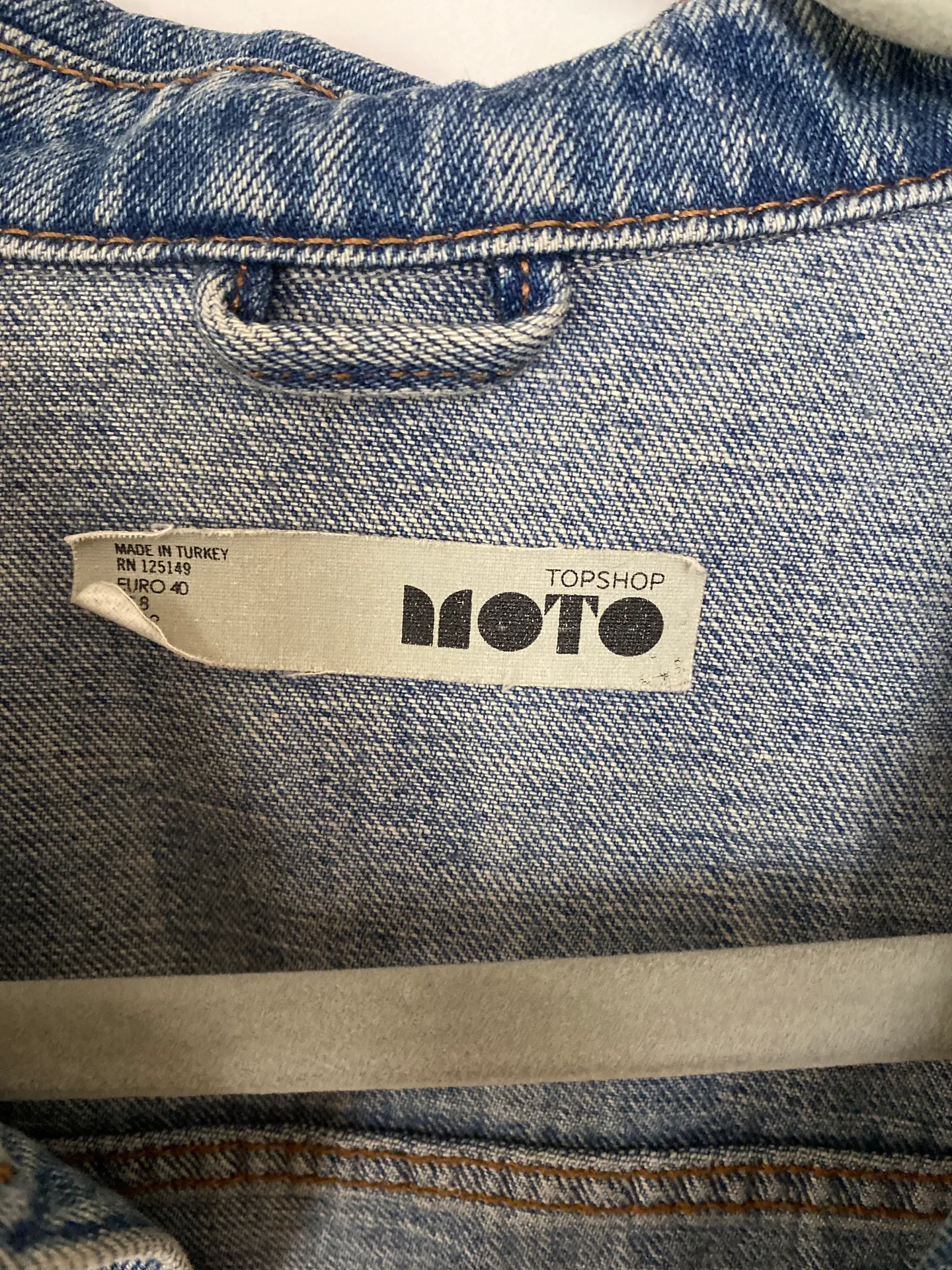 Topshop Moto Jean Jacket - Image 4