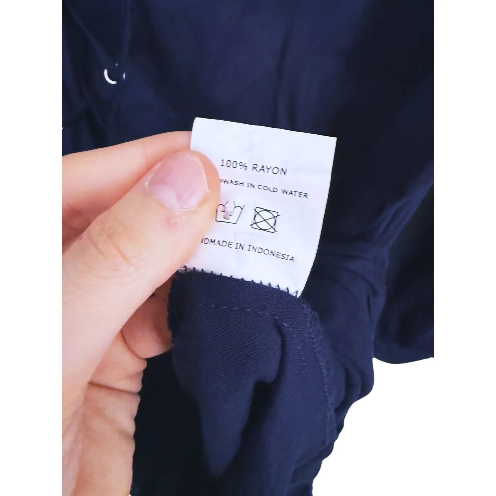 Tuckernuck Faithfull The Brand Navy Lace-Up Midi Dress 2 Boho Western Academia - Image 7