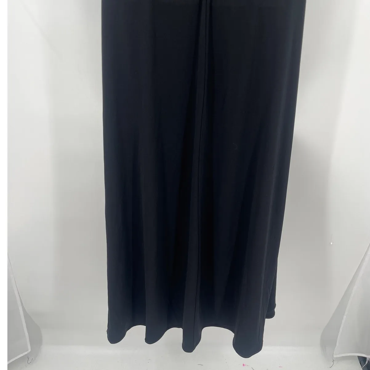 Vtg Y2K Betsy & Adam Plunge Maxi Dress Sz 8 Gothic HOCO Glam Whimsigoth Vamp - Image 7