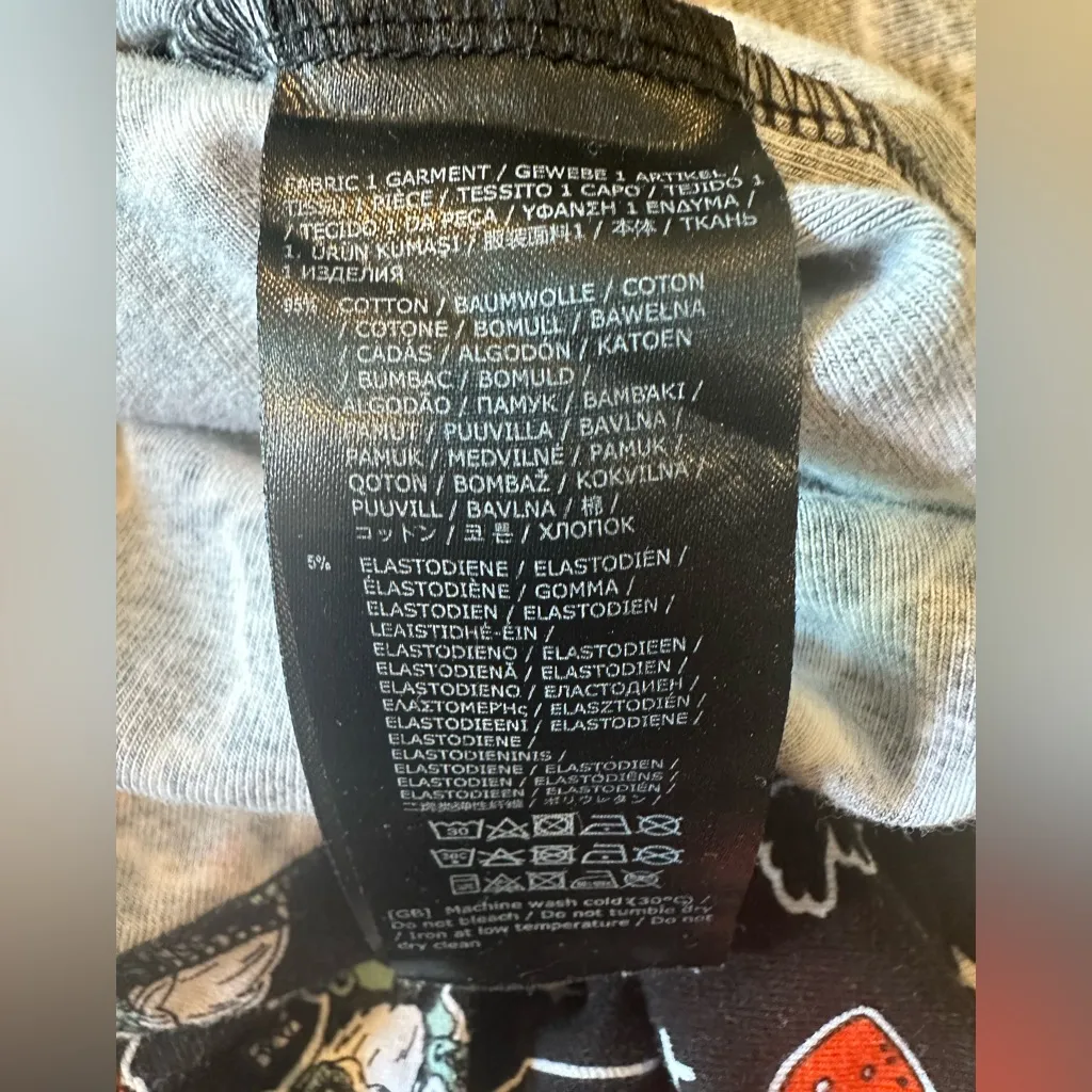 Killstar XXL Sleep shirt Goth Gnomies Halloween Coffin Night Gown - Image 8