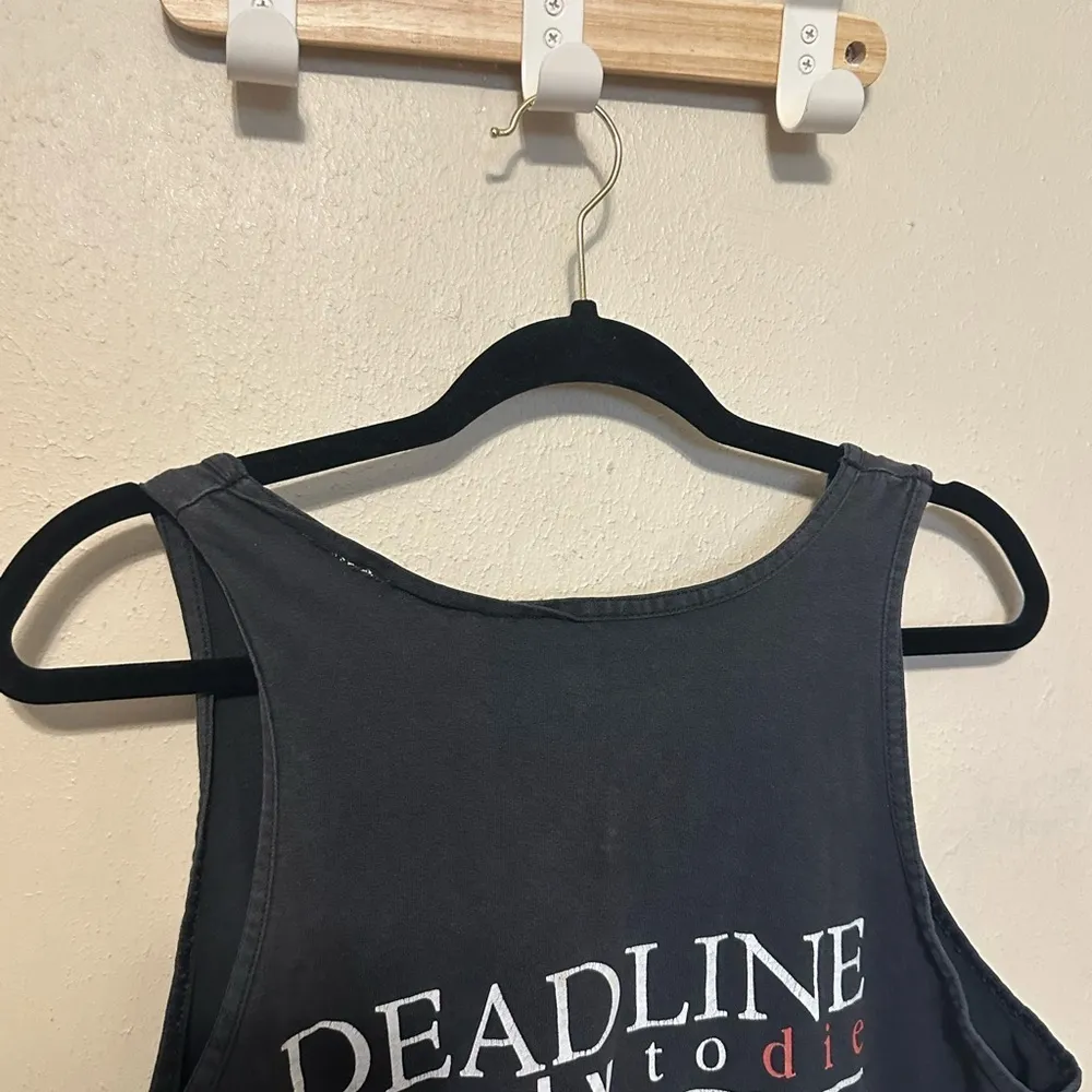 Biggie Tank Top Ready to Die RIP Graphic Tank‎ Band Tank Size Medium Gray - Image 7