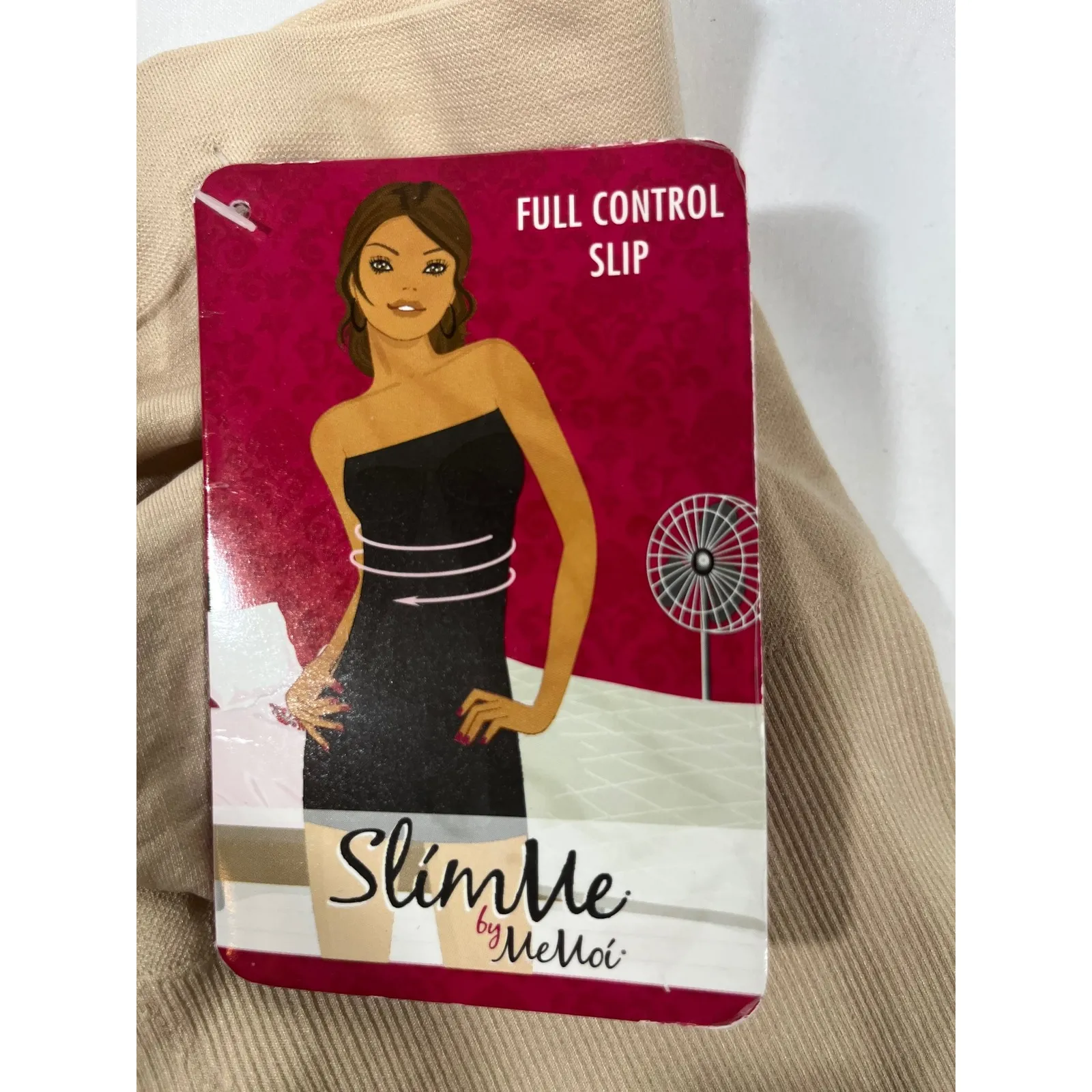 MeMoi SlimMe Full Control Shapewear Slip Seamless Butt Lift Bodycon Nude Size S Tan - Image 4