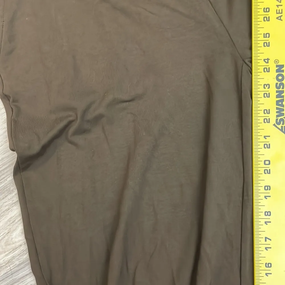 J. Jill Brown Wide Leg Stretch Capri Pants with Side Pockets Size XS - Image 10