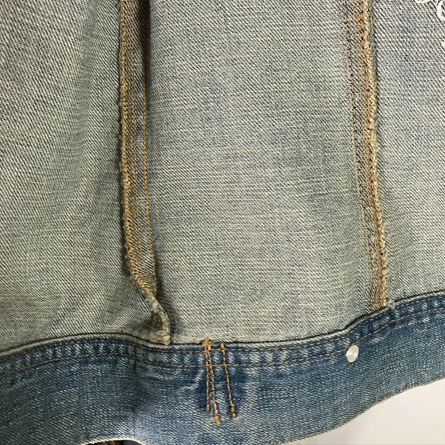 Coldwater Creek Denim Jacket Womens P4 Embroidered Western Jean Coat - Image 6