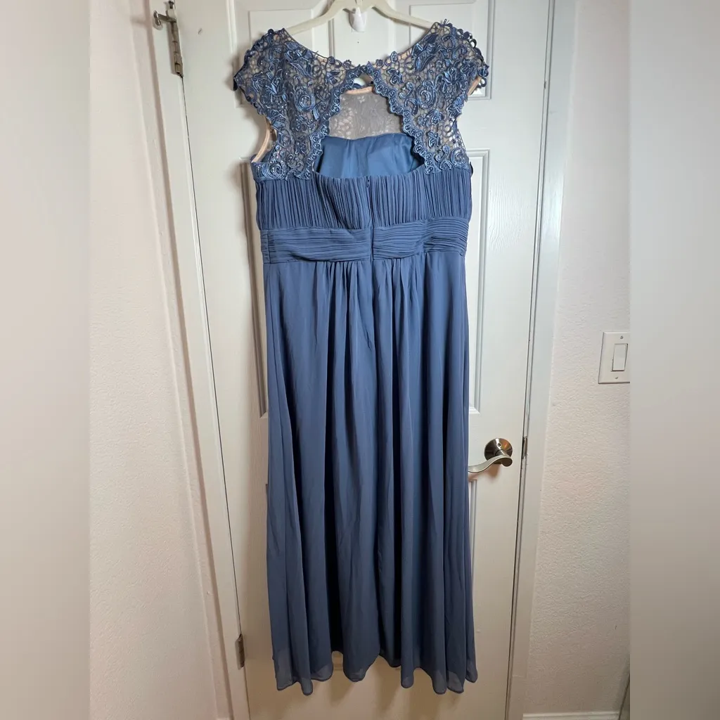 Ever pretty Maxi Long Formal‎ Lace Cap Sleeve Wedding Bridemaid Bridal Dress - Image 4