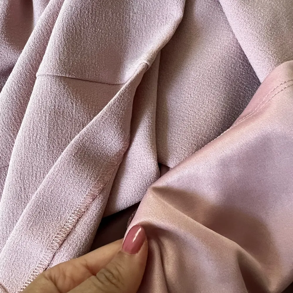 ELIZA J A-line Short-sleeved Mini Dress Bush Pink Size 12 - Image 5