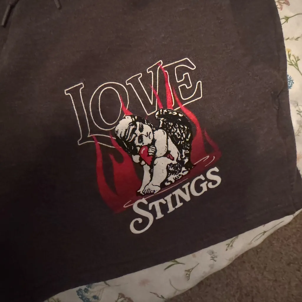 Empyre Charcoal Love Stings Athletic Shorts Gray Size M - Image 2