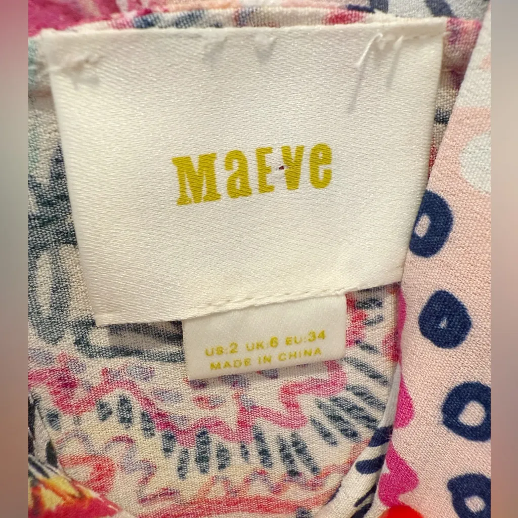 ANTHROPOLOGIE MAEVE‎ Siya Kimono Dress size 2 - Image 4