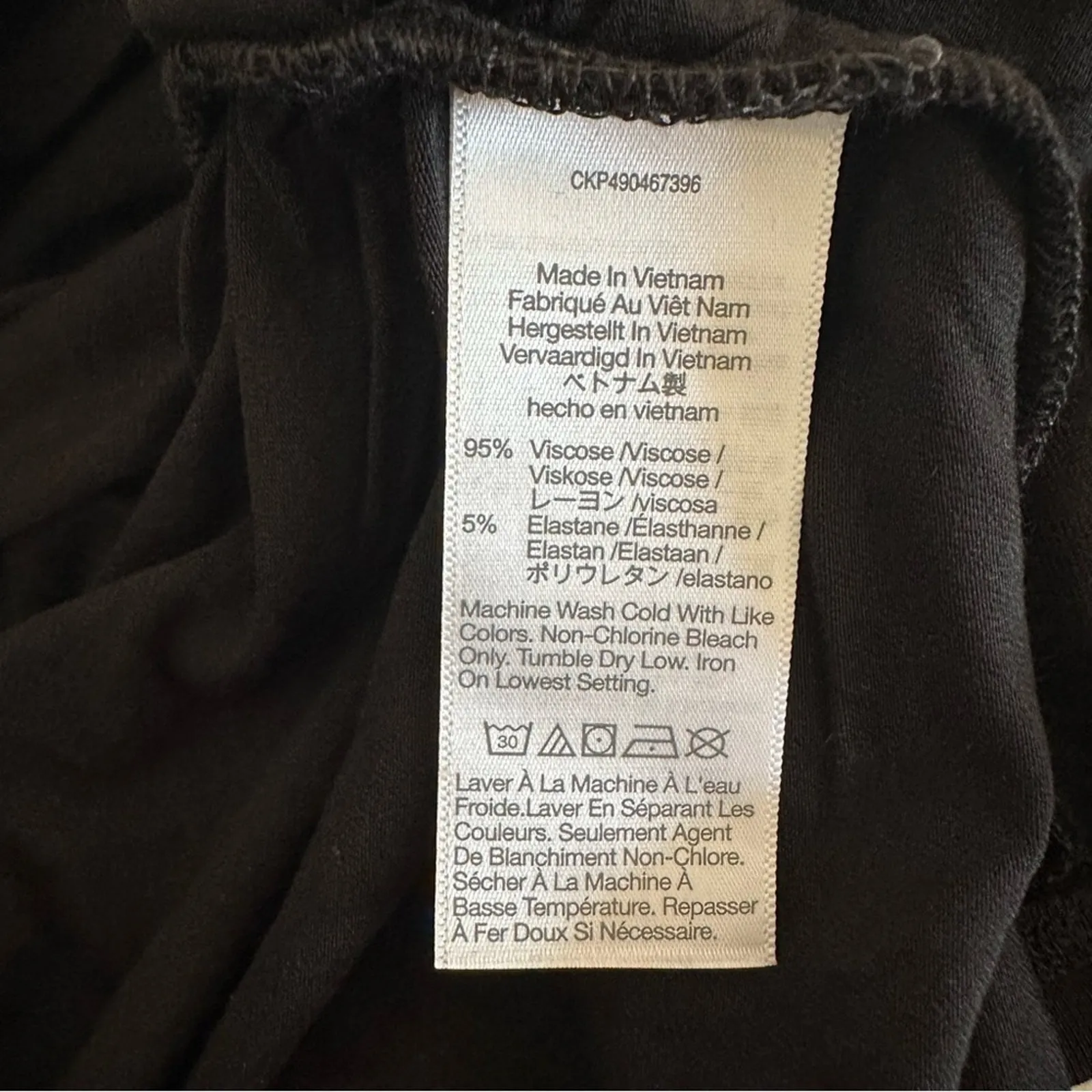 Madewell Tops Womens‎ Side-Cinch Long-Sleeve Polo Black Size XXS NEW - Image 8