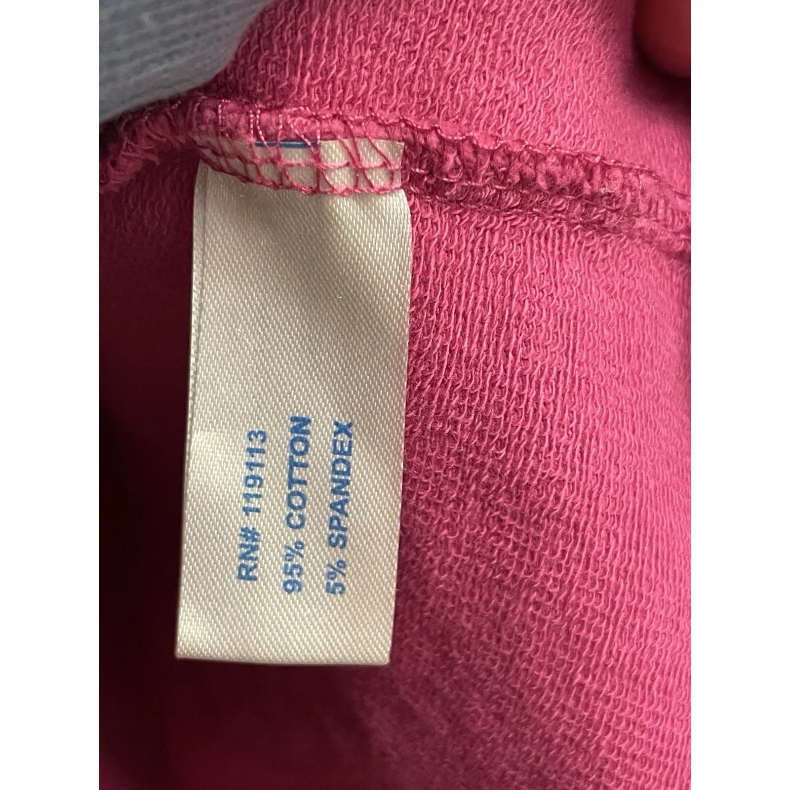 Cuffy's Cape Cod Hoodie Sweatshirt Women Large Pink Magenta Embroidered Pullover - Image 8