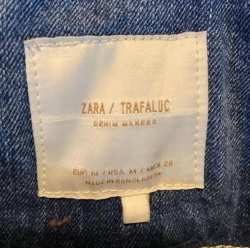 ZARA Denim Overall Dress - Image 5