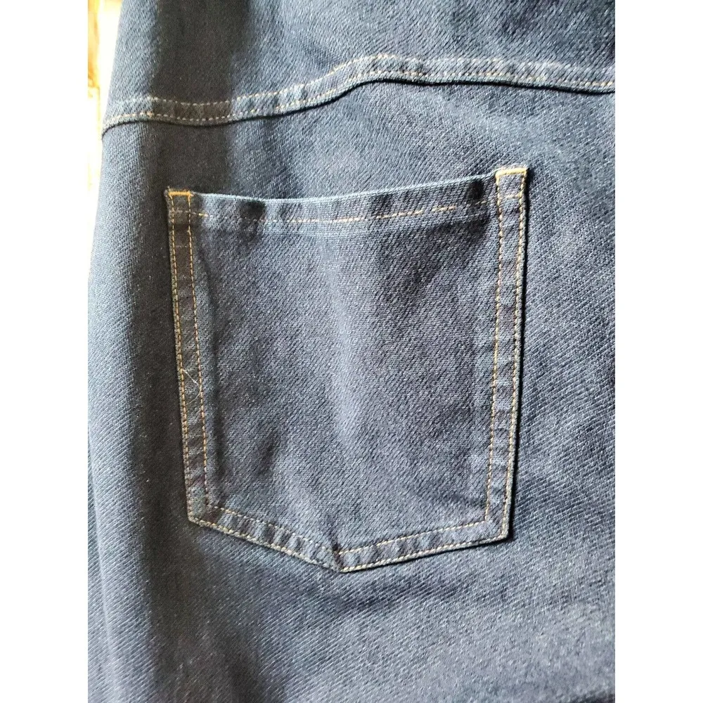 Nordstrom Womens Blue Denim Cotton Comfort Waist Leggings Jeans Pant Size Medium - Image 6