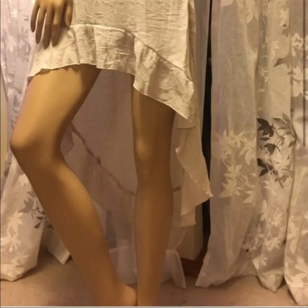 Adam Levine Simple Ruffle Hi Lo Dress - Image 3