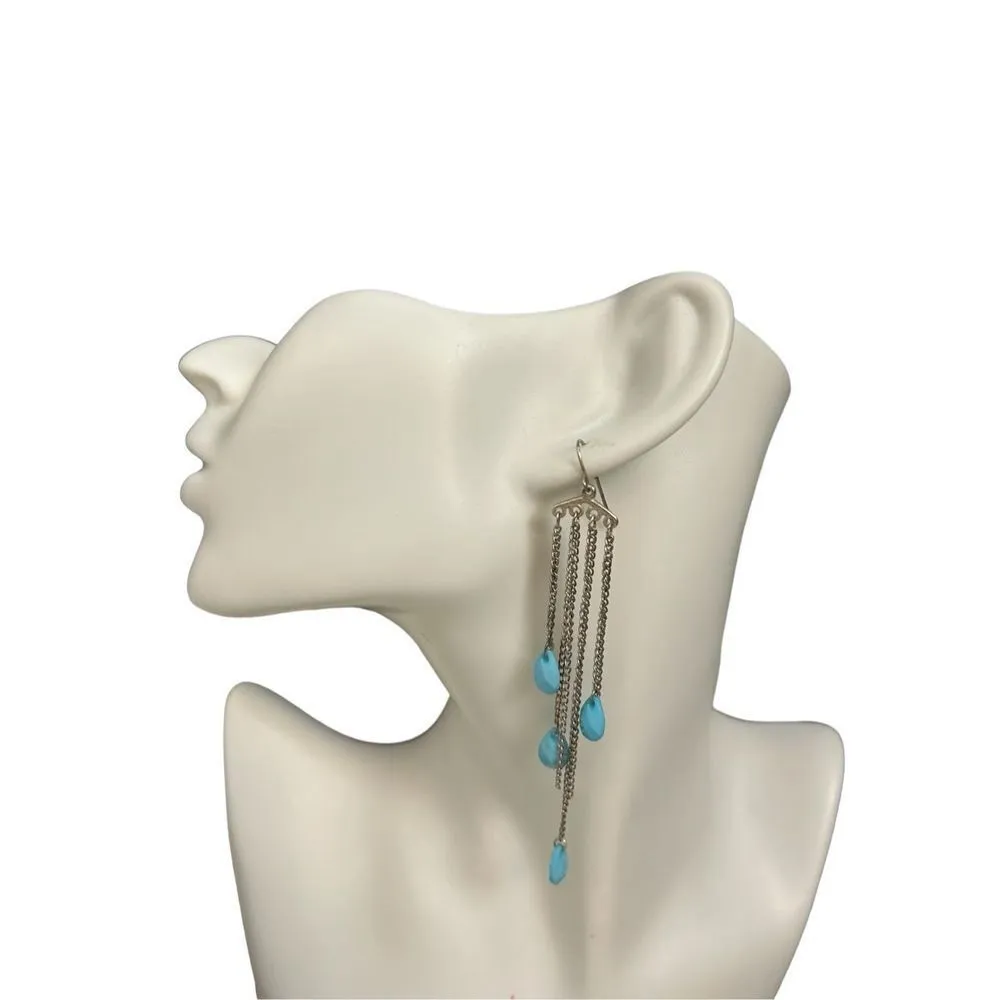 Earrings set of 4 dangle earrings lot - Image 5