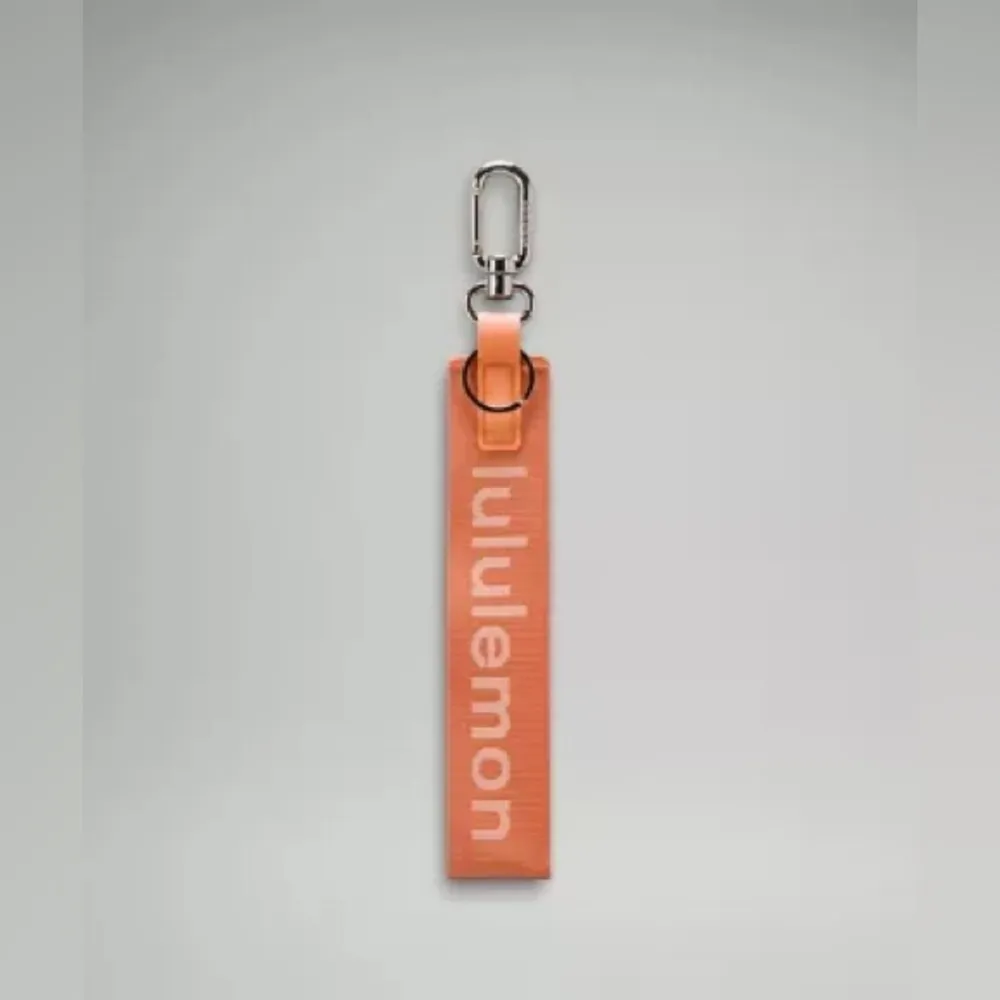 LULULEMON Never Lost Keychain in Coral Kiss / Wisp Yellow O/S NWT - Image 2