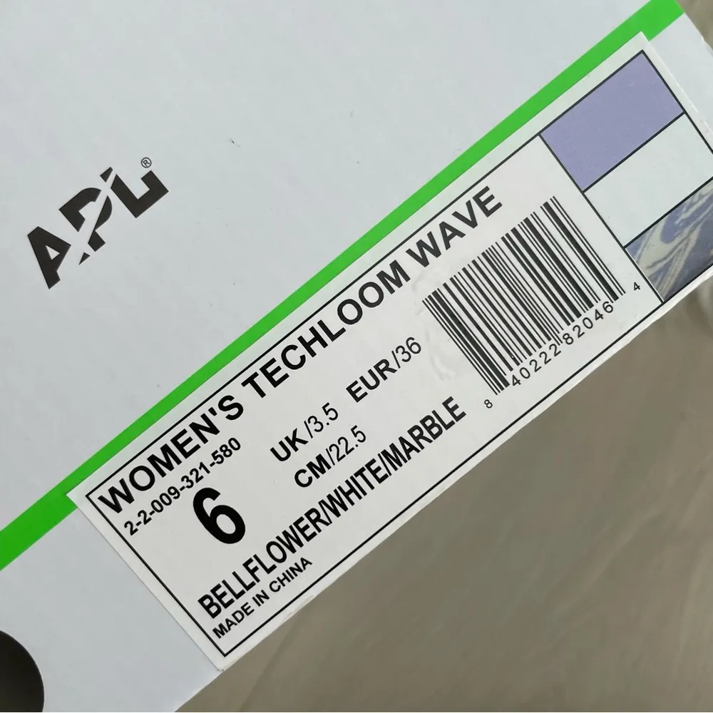 APL TechLoom Wave Hybrid Running Shoe bellflower white marble - Image 8