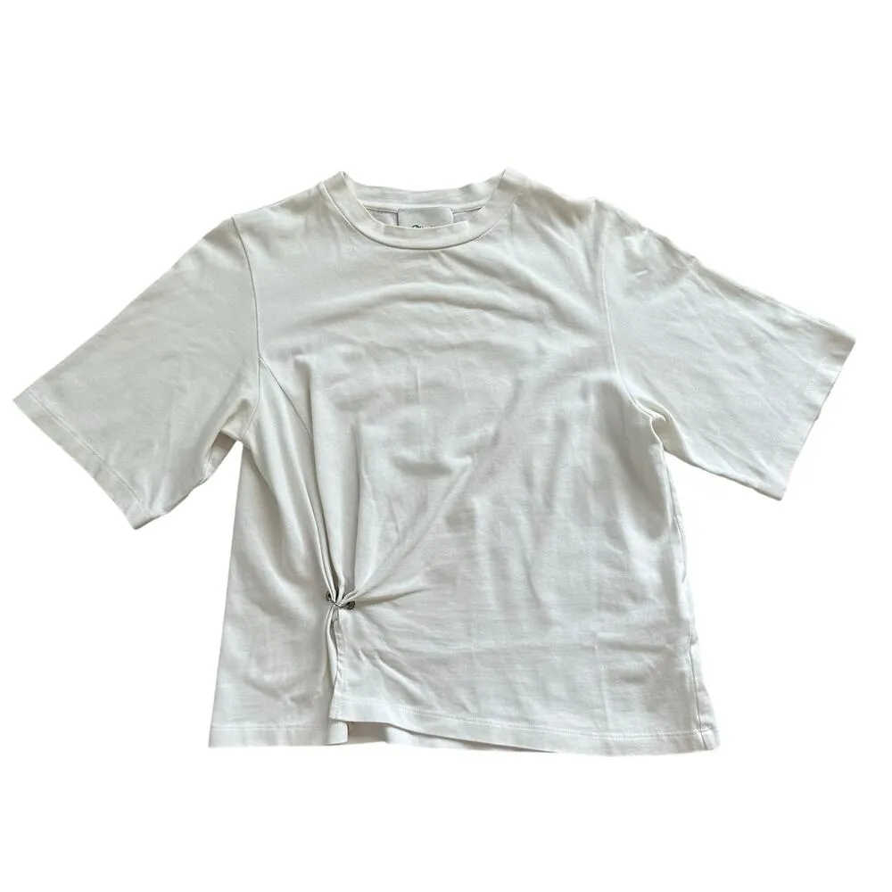 3.1 Phillip Lim white short-sleeve crewneck cotton top size XS - Image 11