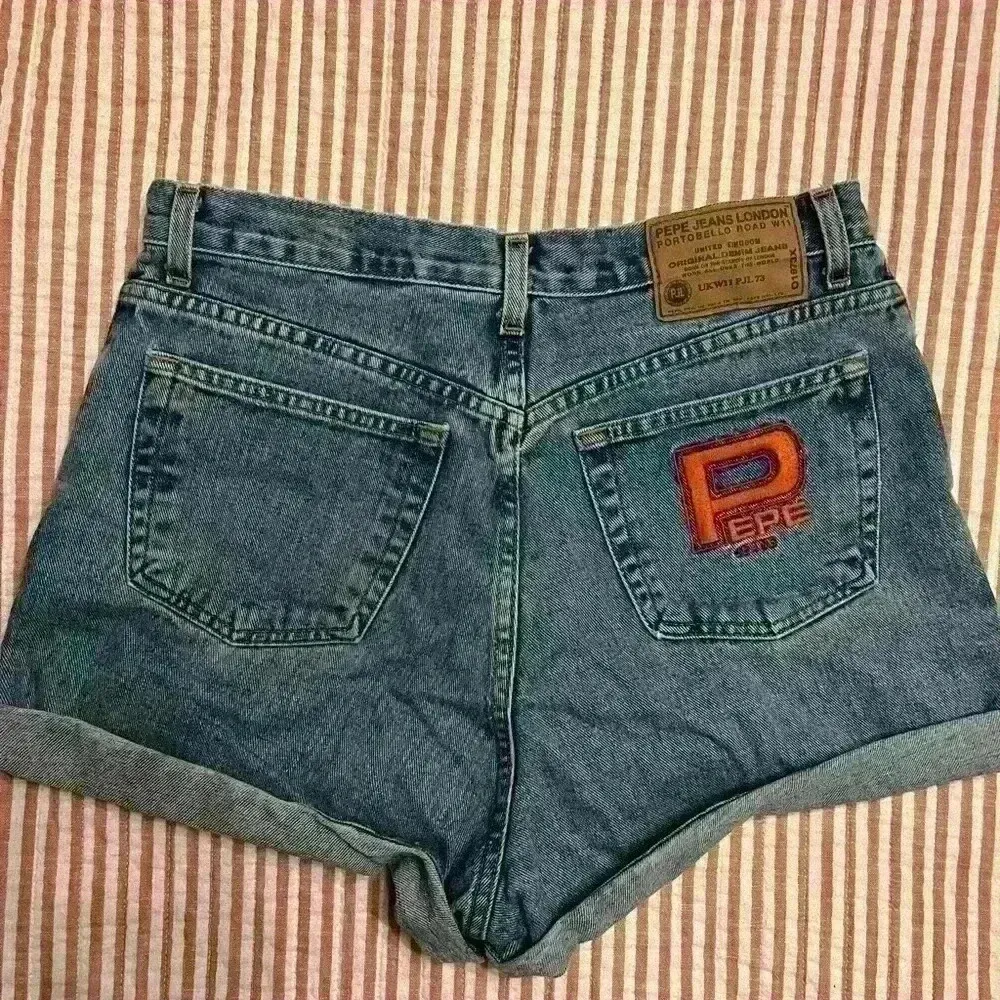 Vintage Pepe London Denim Shorts 90’s Denim shorts size 30 - Image 12