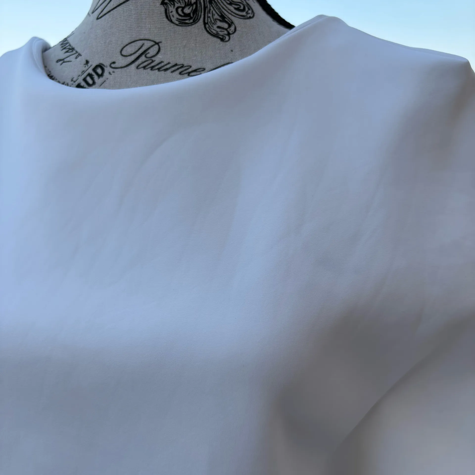 Cushnie Et Ochs cropped short sleeve shirt cape circle top size 0 XXS - Image 7