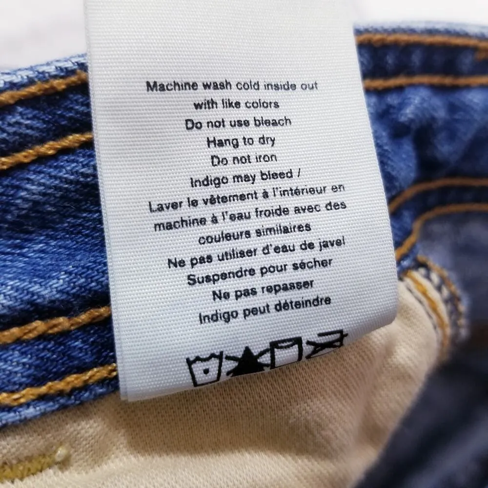 Rag & Bone Ruth Super High Rise Straight Cargo Baggy Jeans Hearts Print Grunge - Image 10