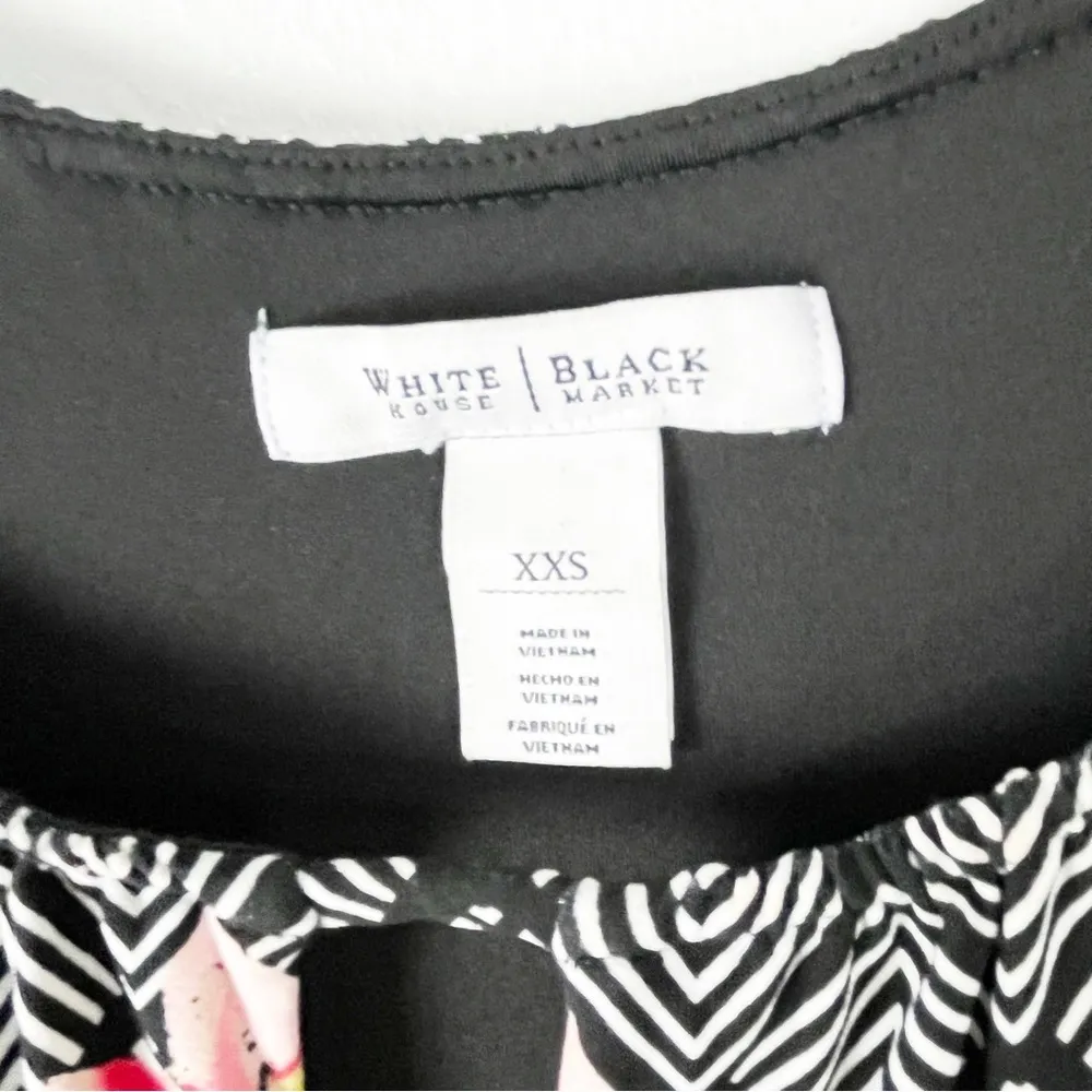 WHITE HOUSE BLACK MARKET Floral Sleeveless Maxi Dress, Size XXS - Image 3