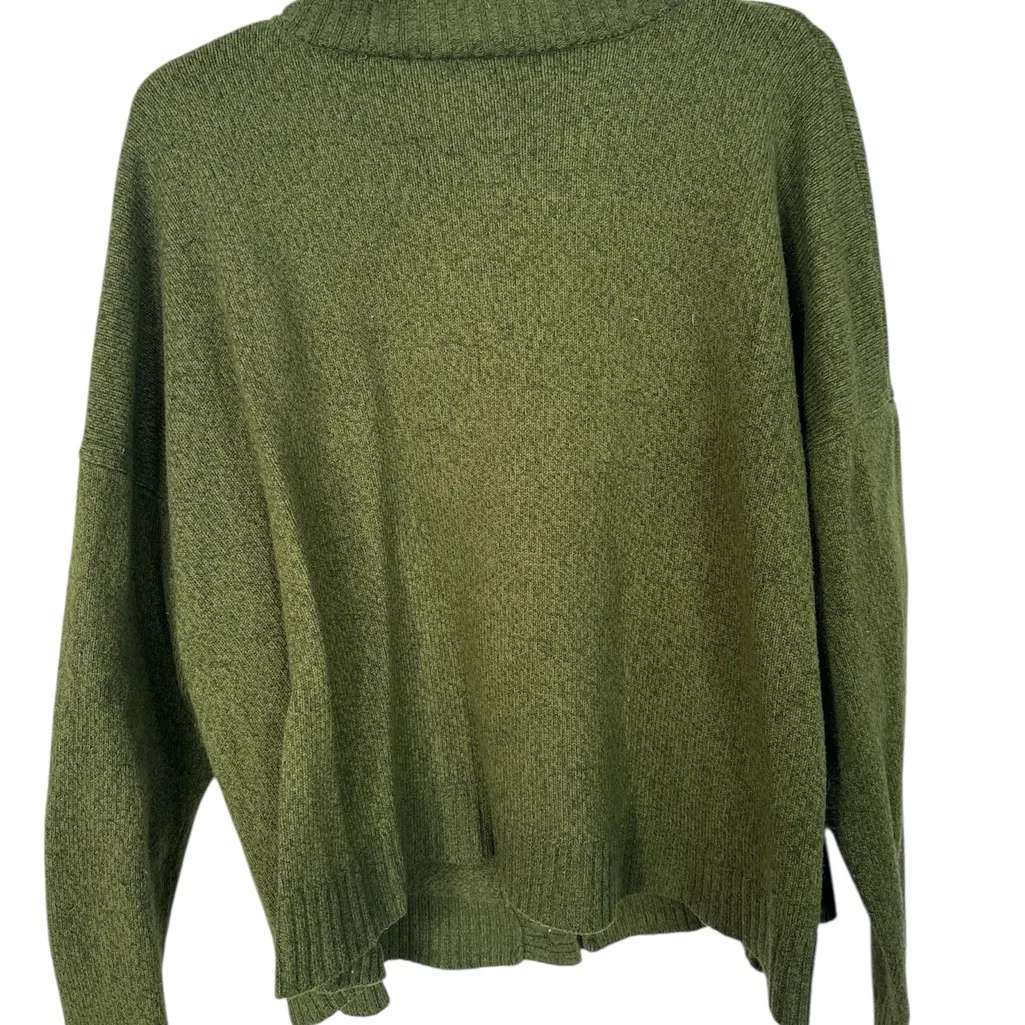 Wild Fable  Women's Slouchy Button-Front Cardigan - Dark Green - Image 4