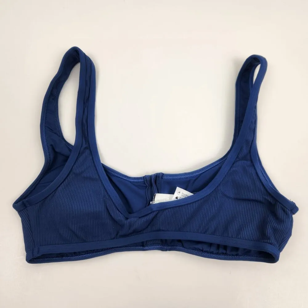 L*Space Robbie Bikini Top in Indigo Blue Size Small NWT - Image 3