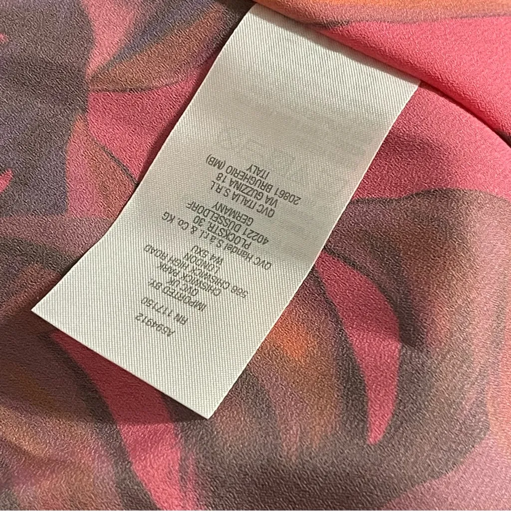 Women’s XS Belle by Kim Gravel Pink Yellow Kaftan Floral Cover - Image 10