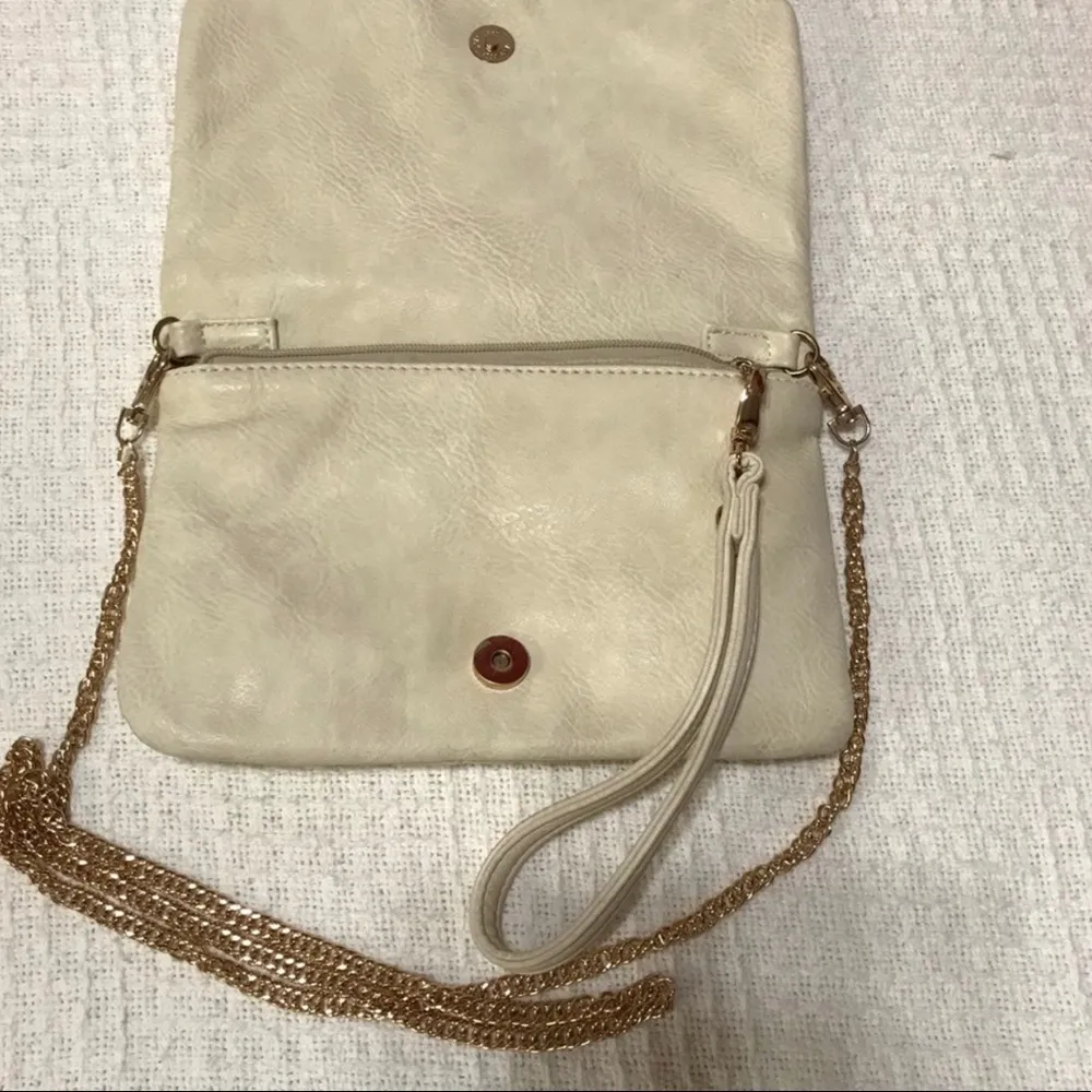 White Street Level shoulder bag/clutch/wristlet - Image 2